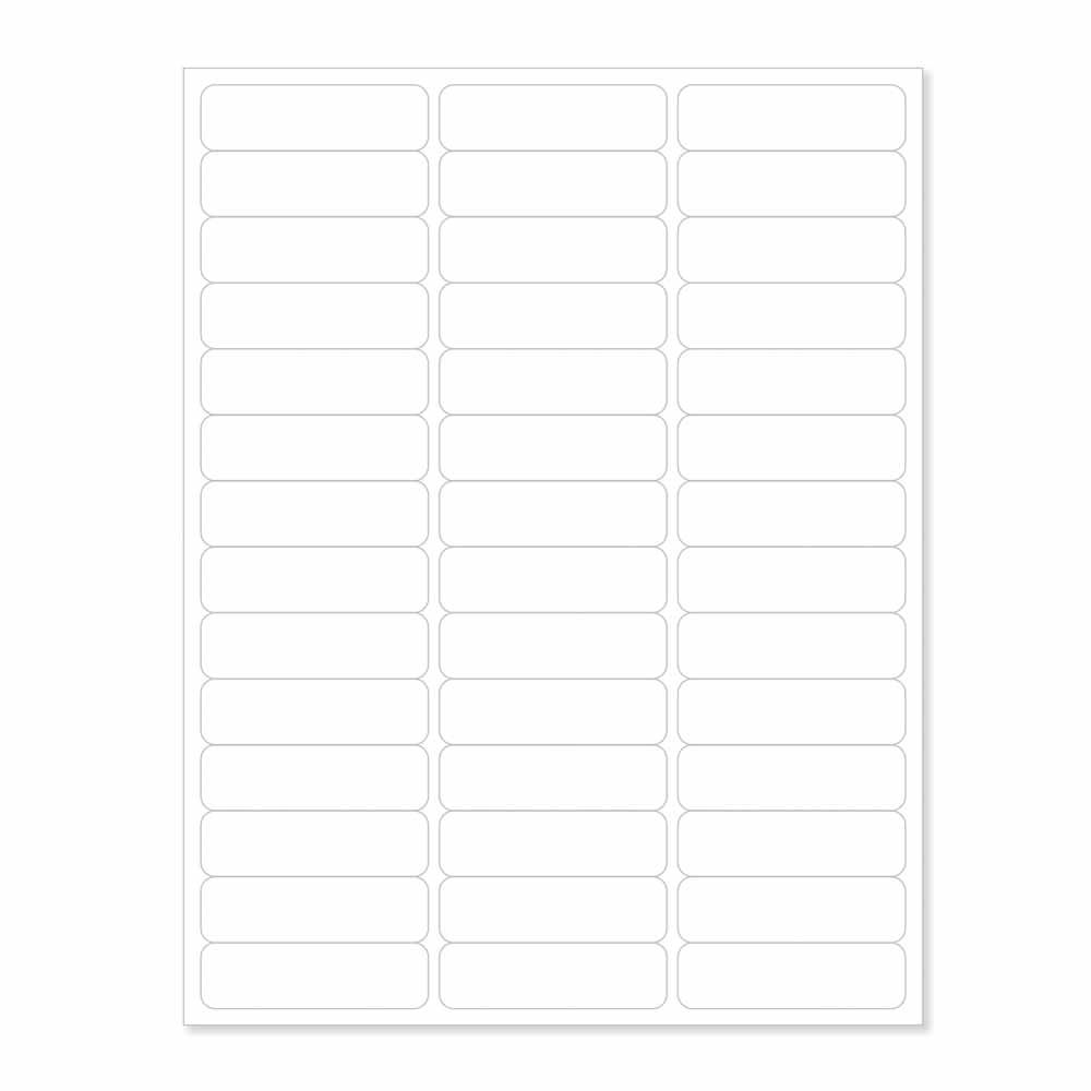 Patient ID Chart Label Laser WHITE Paper PDC WBW79 
