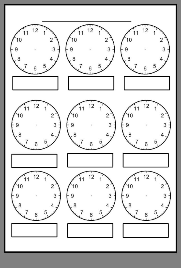 Pin By Michelle Pass On Things To Print For Oscar Year 2 Clock 