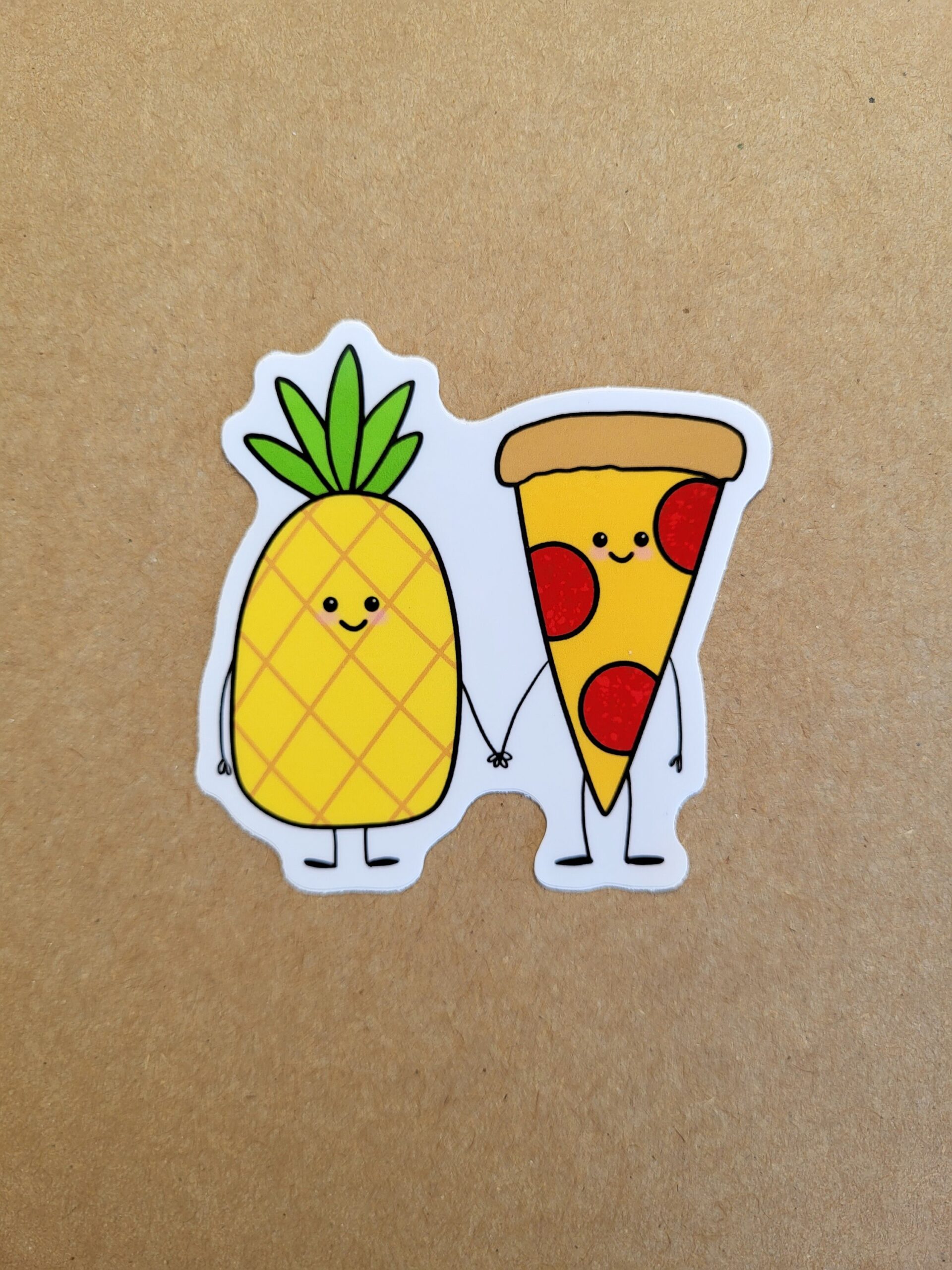 Pineapple Pizza Card Etsy
