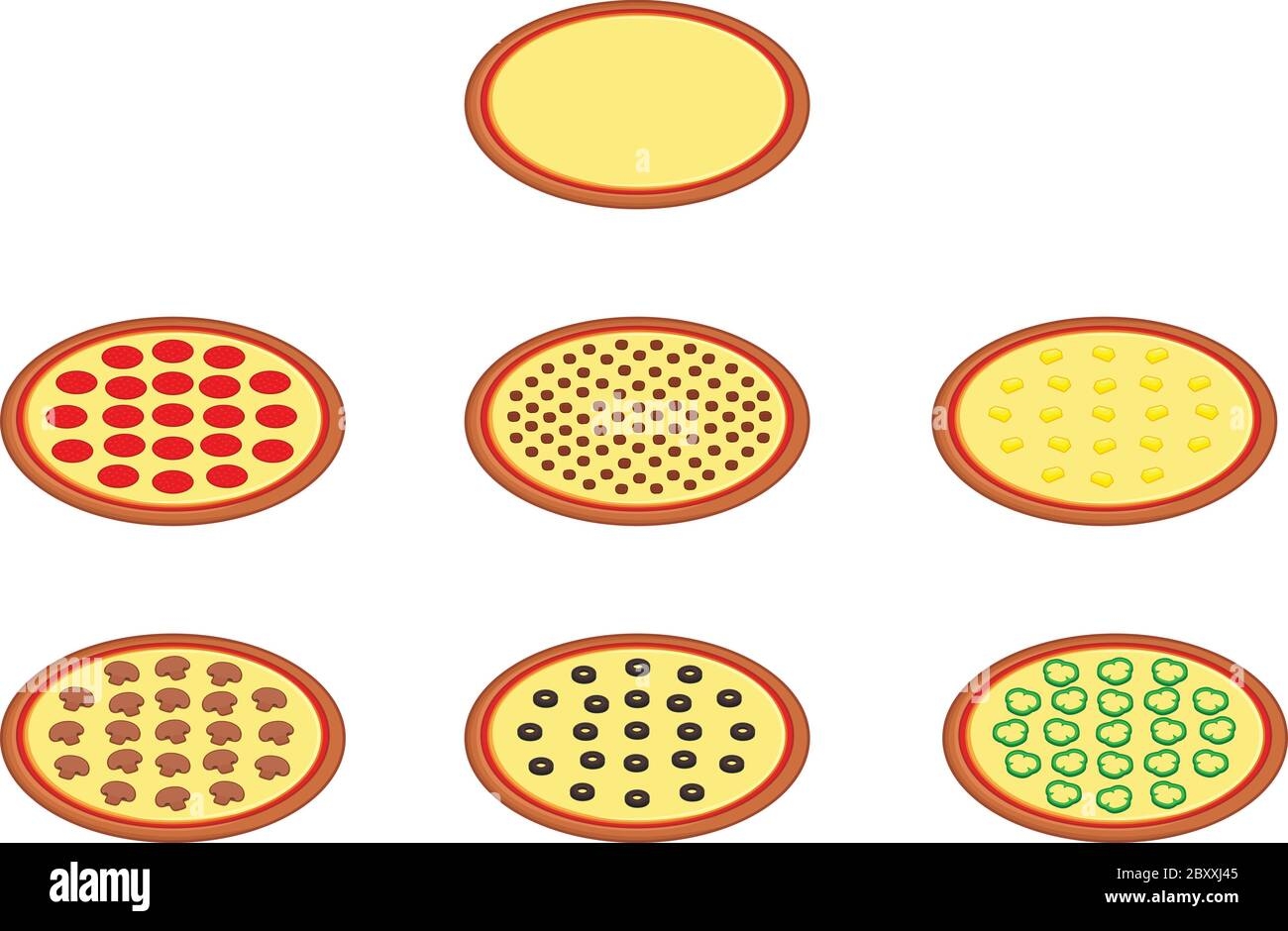 Pizza Pineapple Stock Vector Images Page 3 Alamy