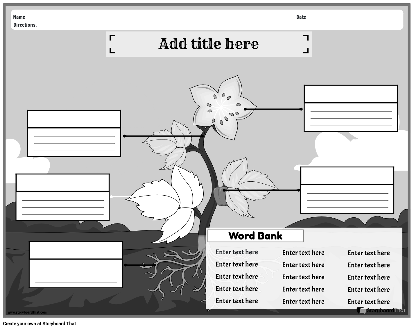 Blank Printable Plant Identificationtemplate