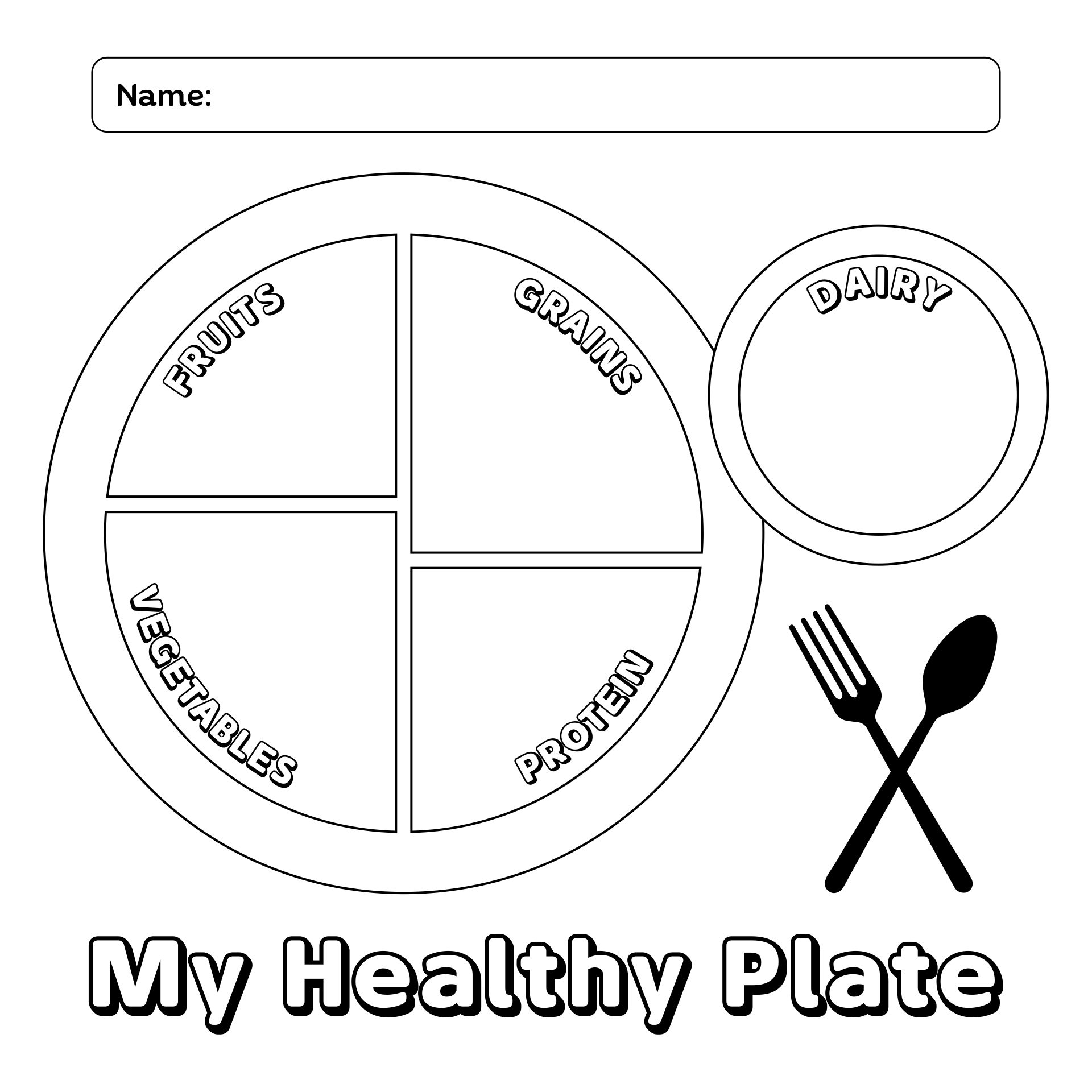 Plate Template Printable