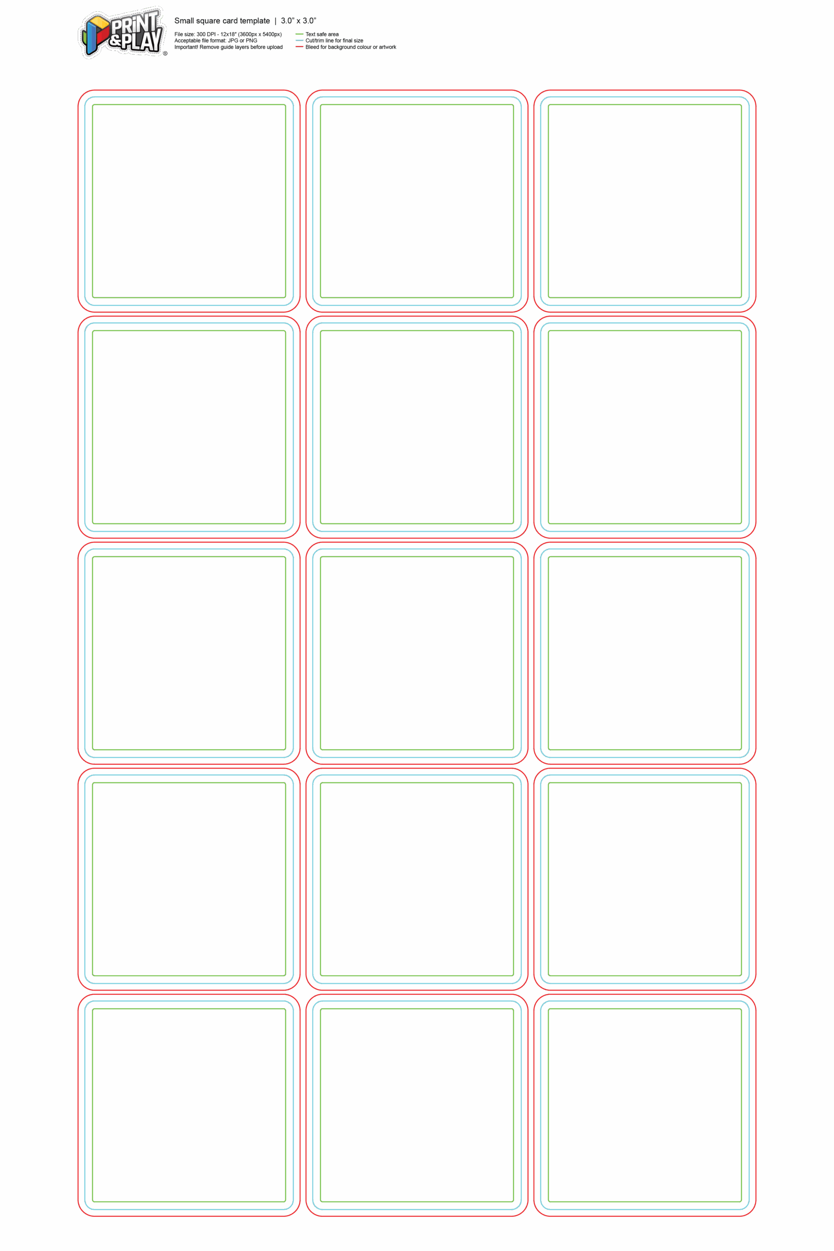 Playing Cards Formatting amp Templates Print amp Play