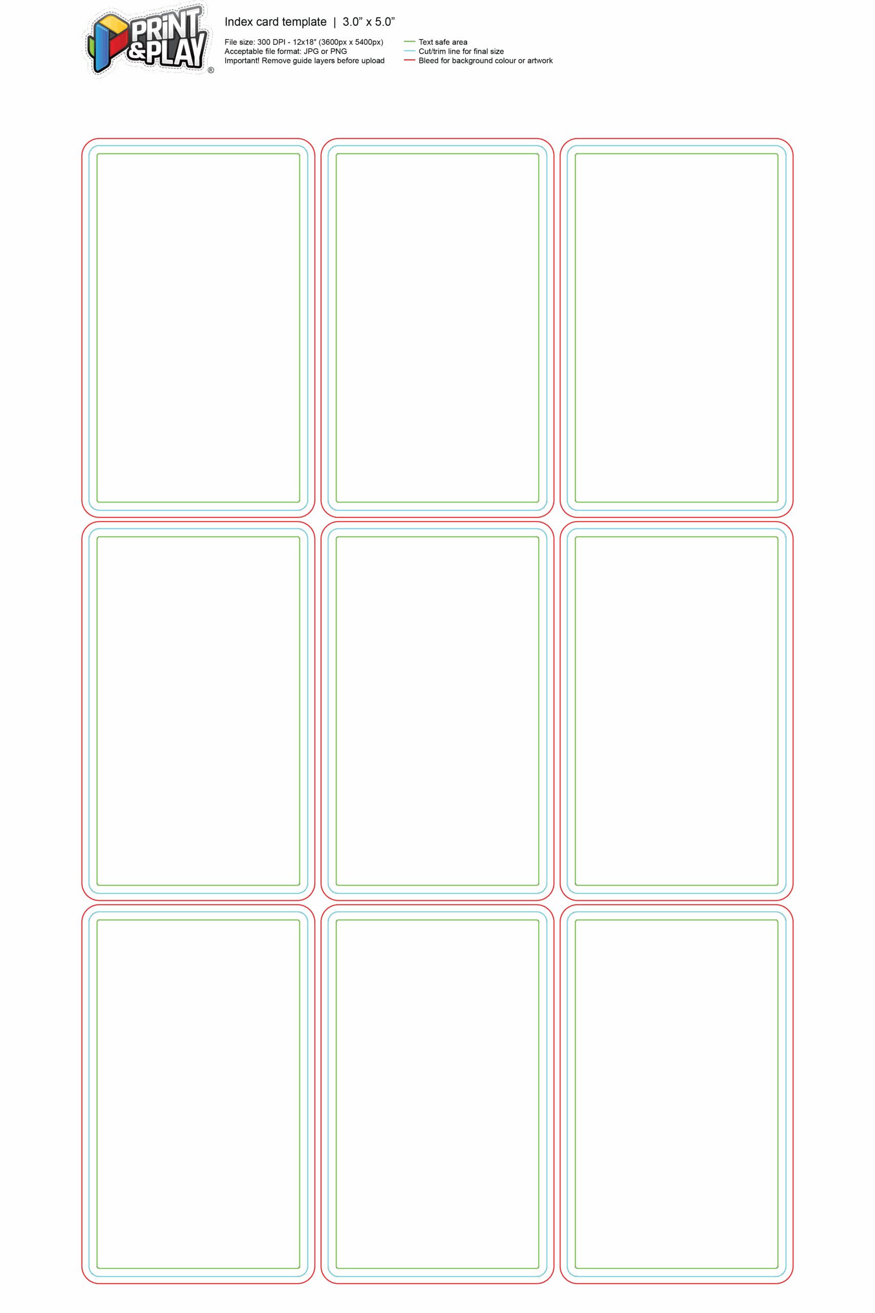 Playing Cards Formatting amp Templates Print amp Play