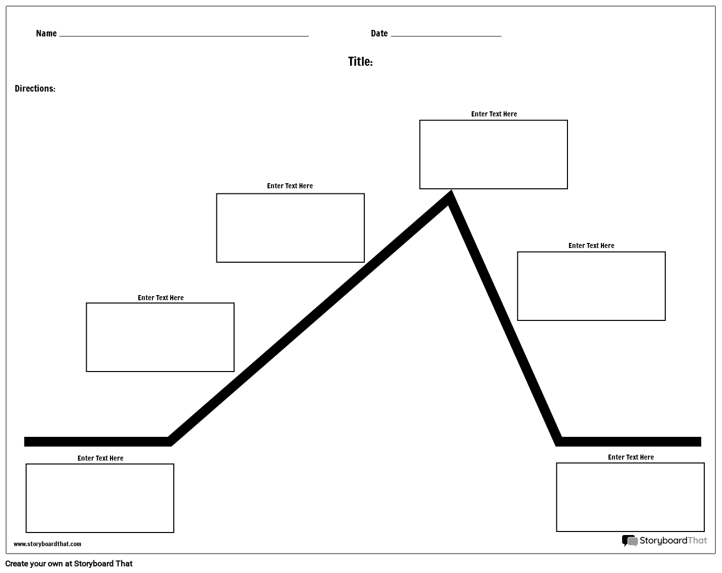 Blank Plot Diagram Printable