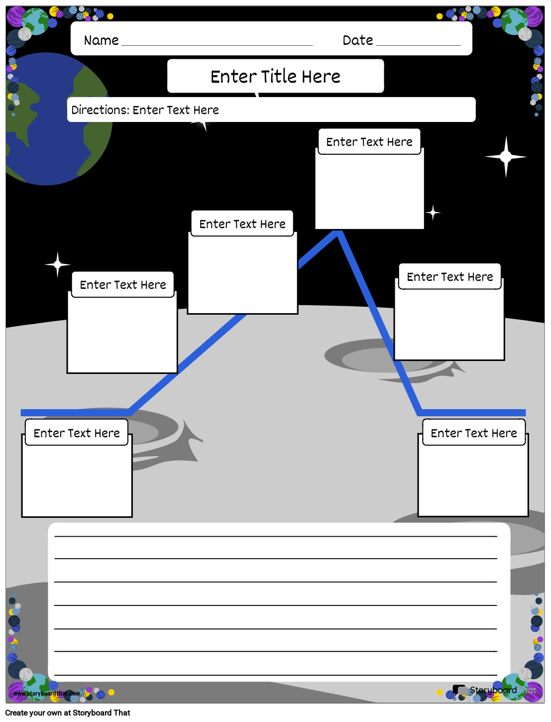 Printable Blank Plot Cards