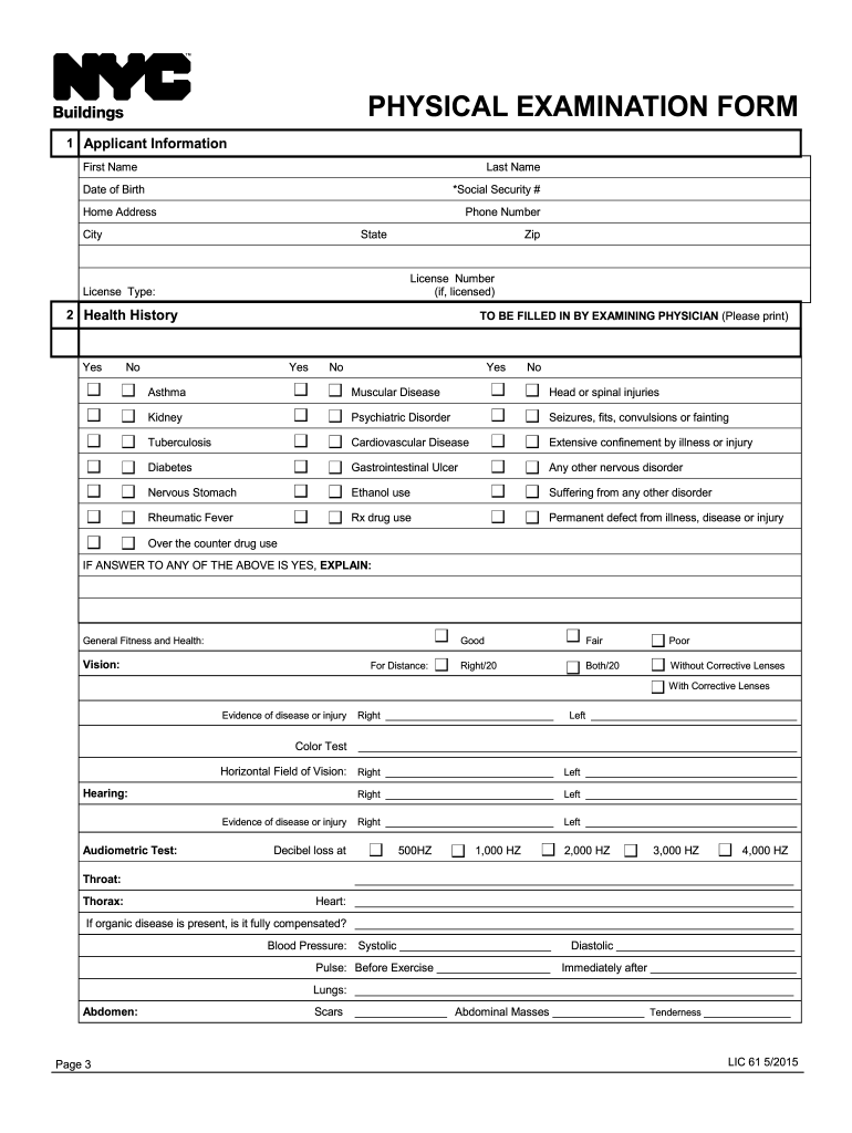 Printable Basic Physical Exam Form Pdf Fill Out amp Sign Online 