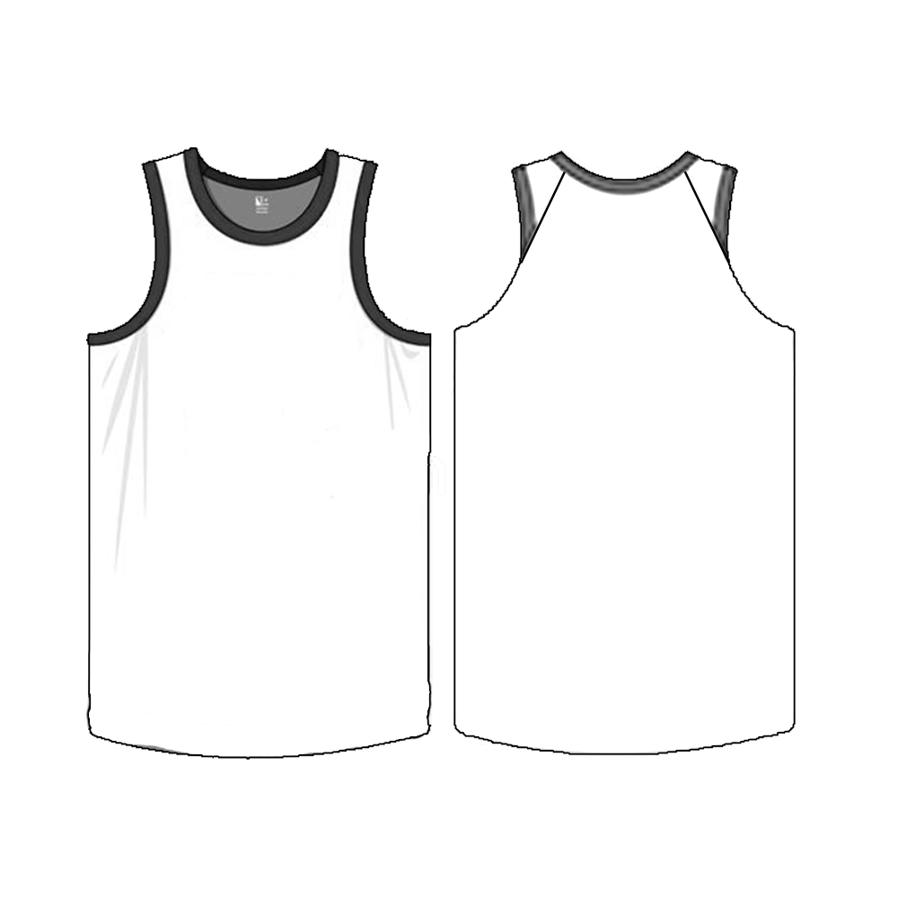 Printable Basketball Basketball Jerseys Blank Vector Template 