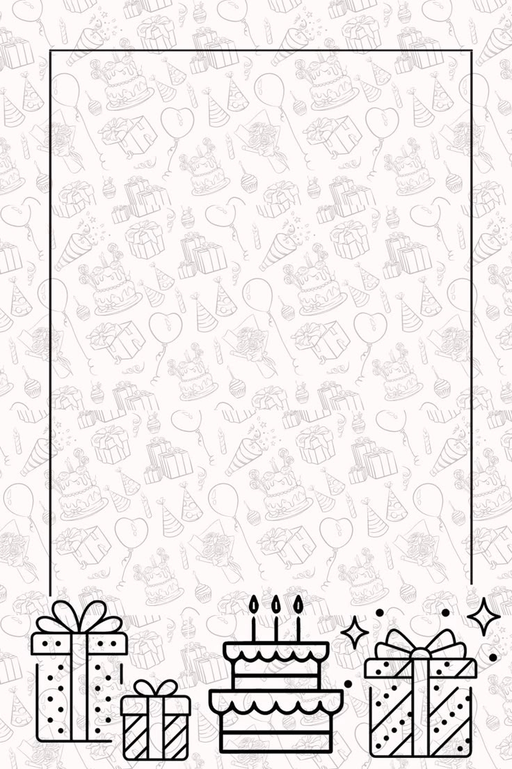 Blank Printable Birthday Invitation Templates