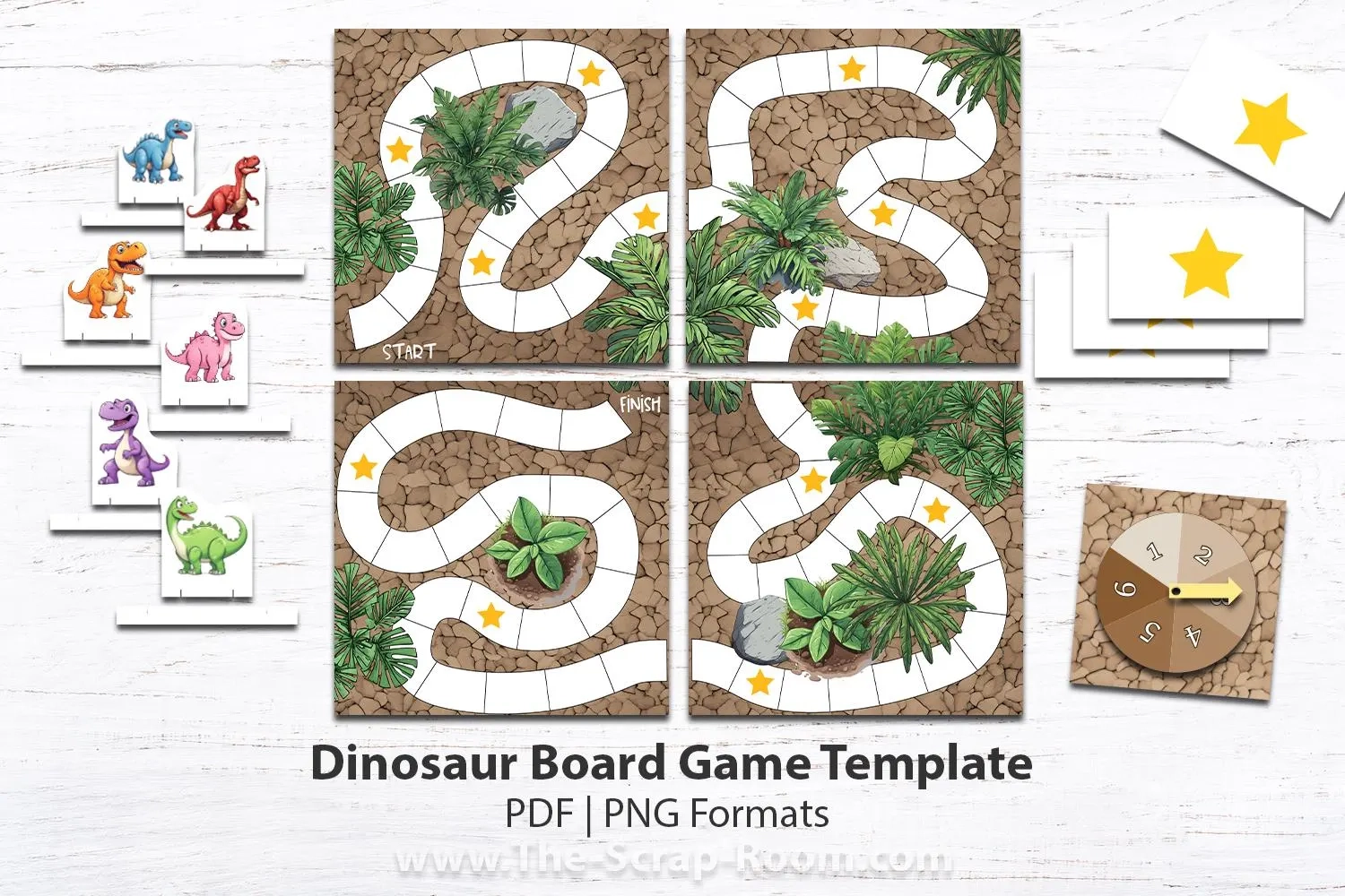 Printable Blank Board Game Templates BUNDLE Kids Game Printable 