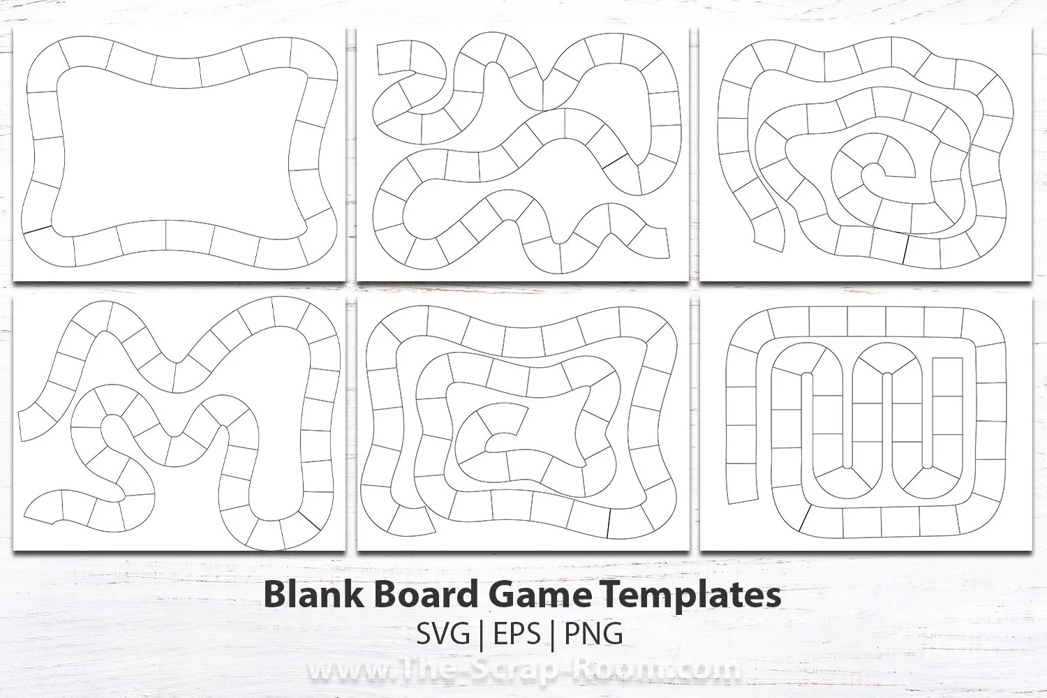 Blank Papercraft Printable Card Games