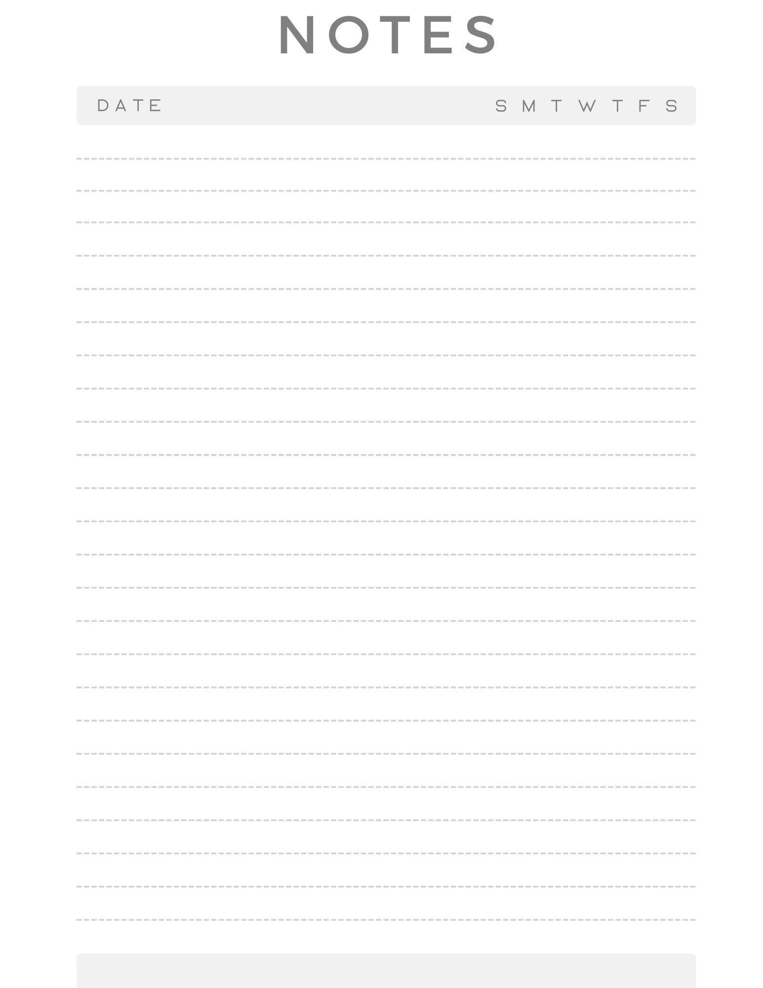 Blank Printable Notebooks
