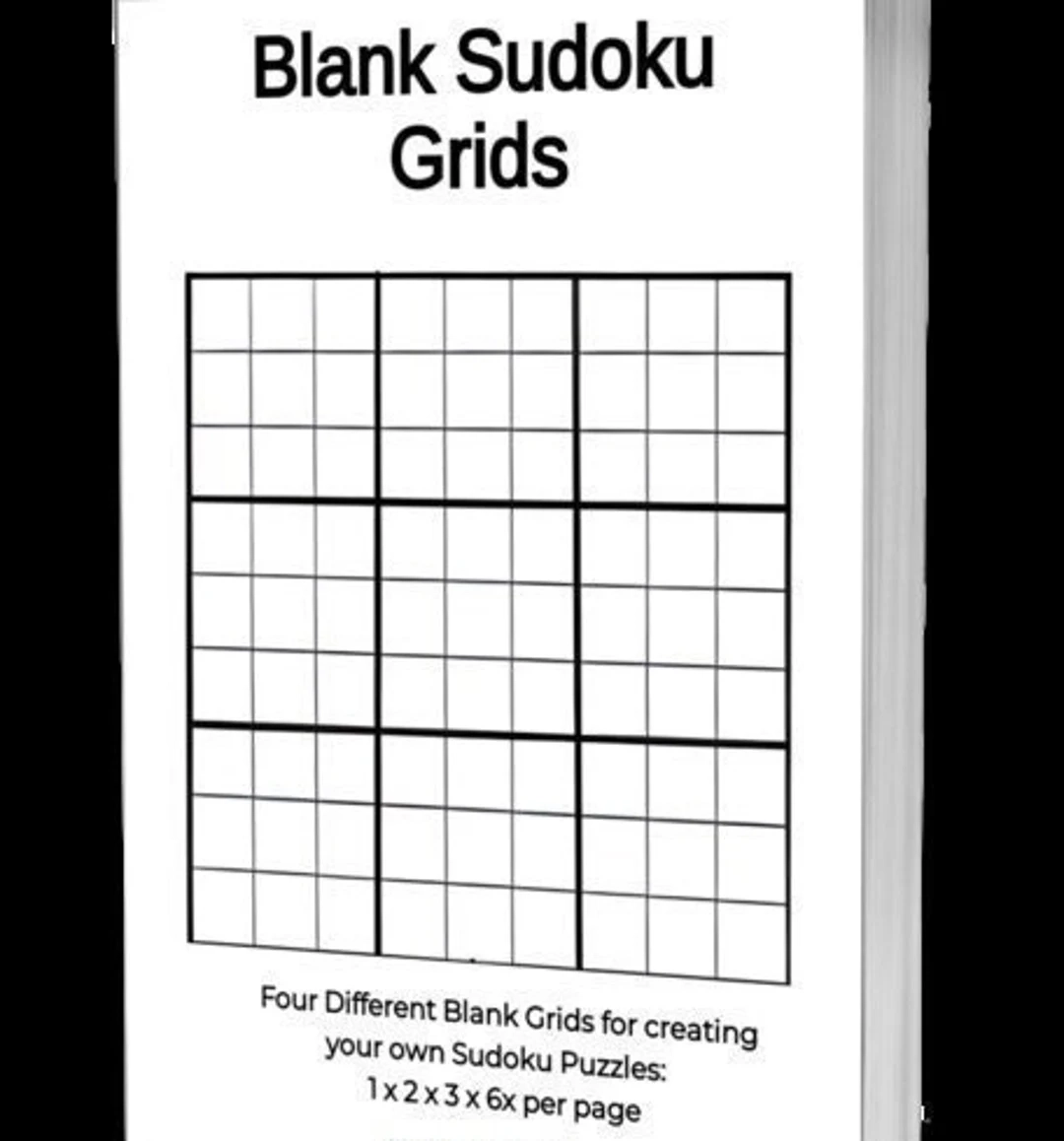 Blank Grid Sudoku Printable