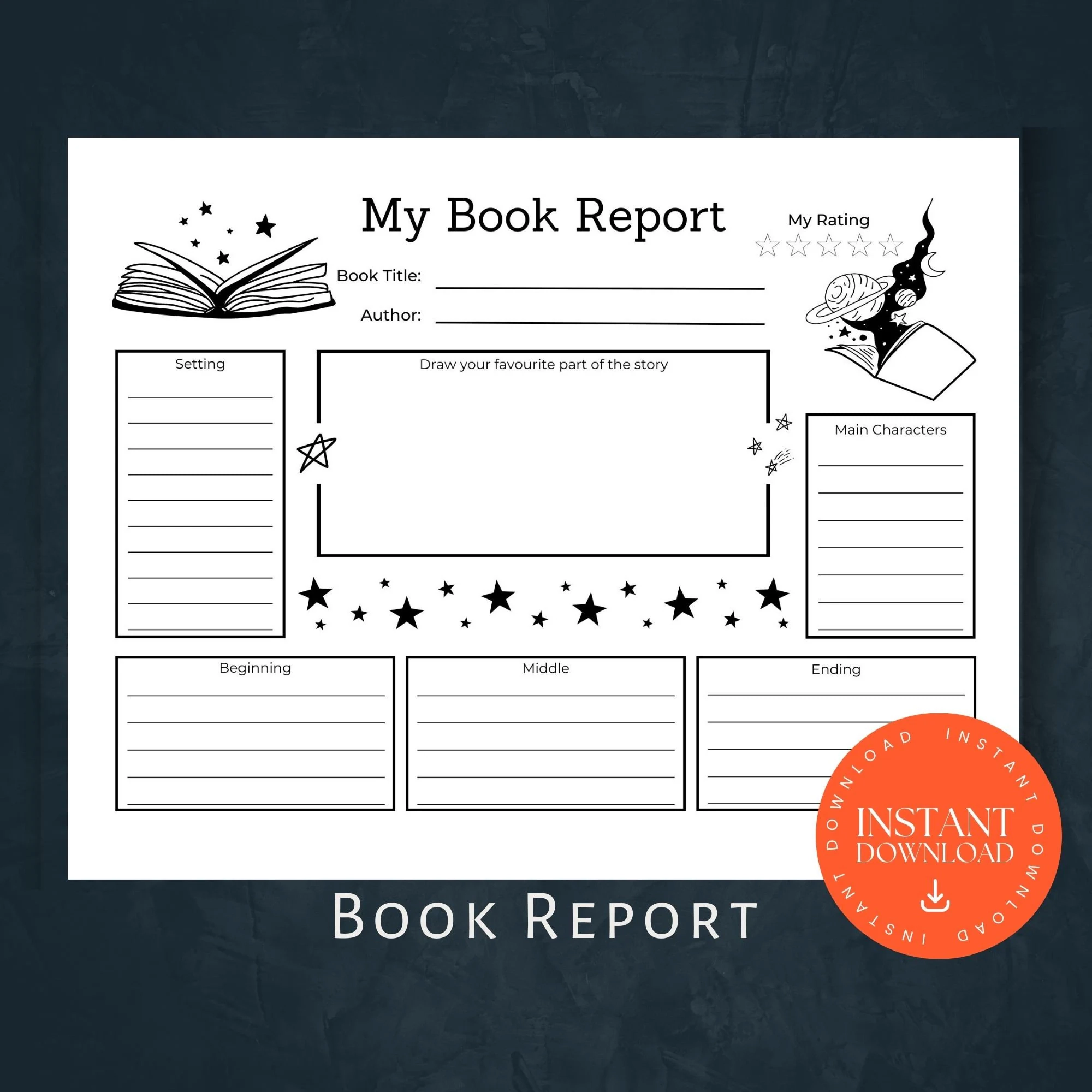 Printable Blank Books For Kids