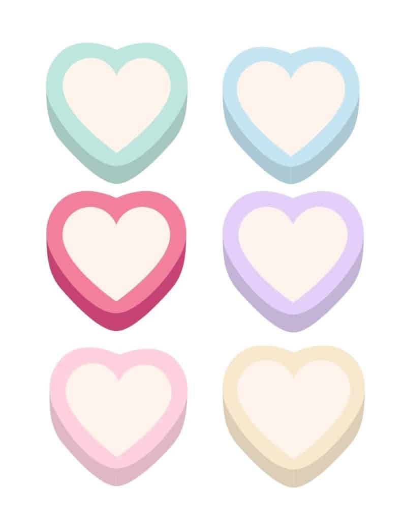 Printable Conversation Hearts Add A Little Adventure