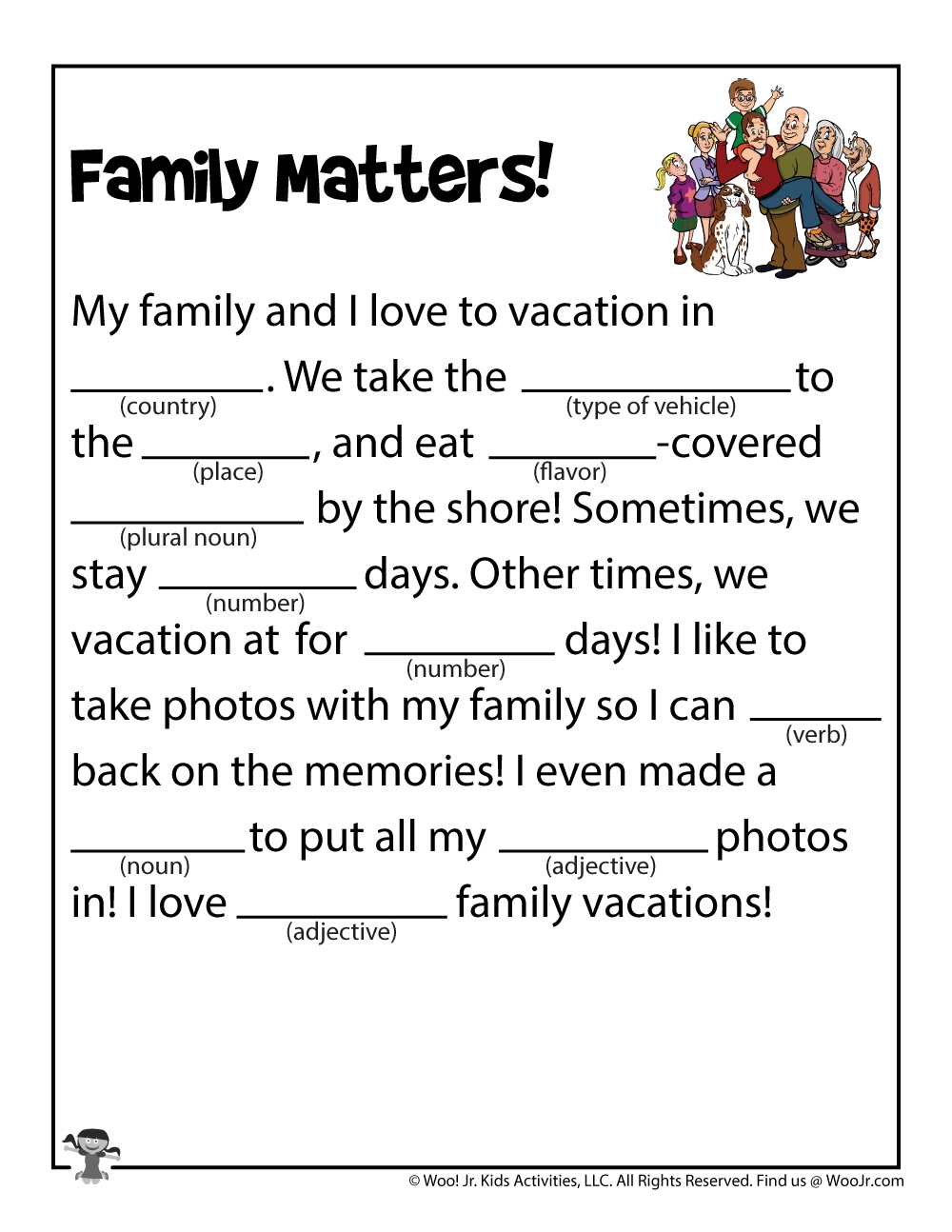 Fill In The Blank Printable