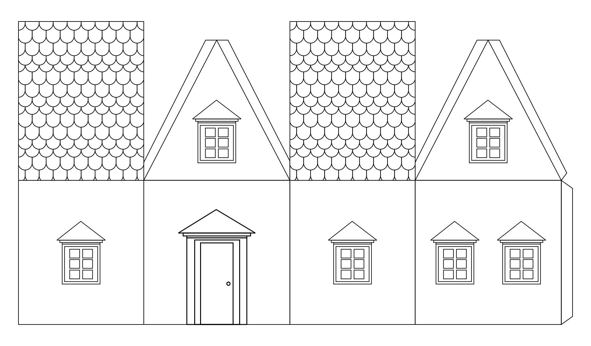 Printable House Template