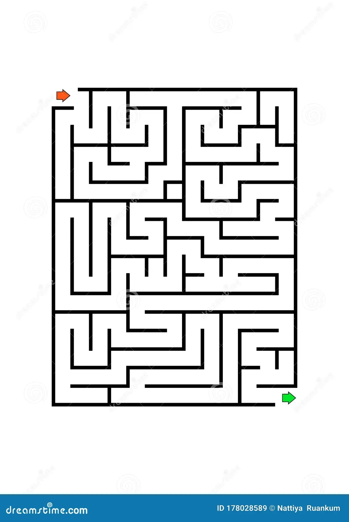Blank Maze Puzzle Printable