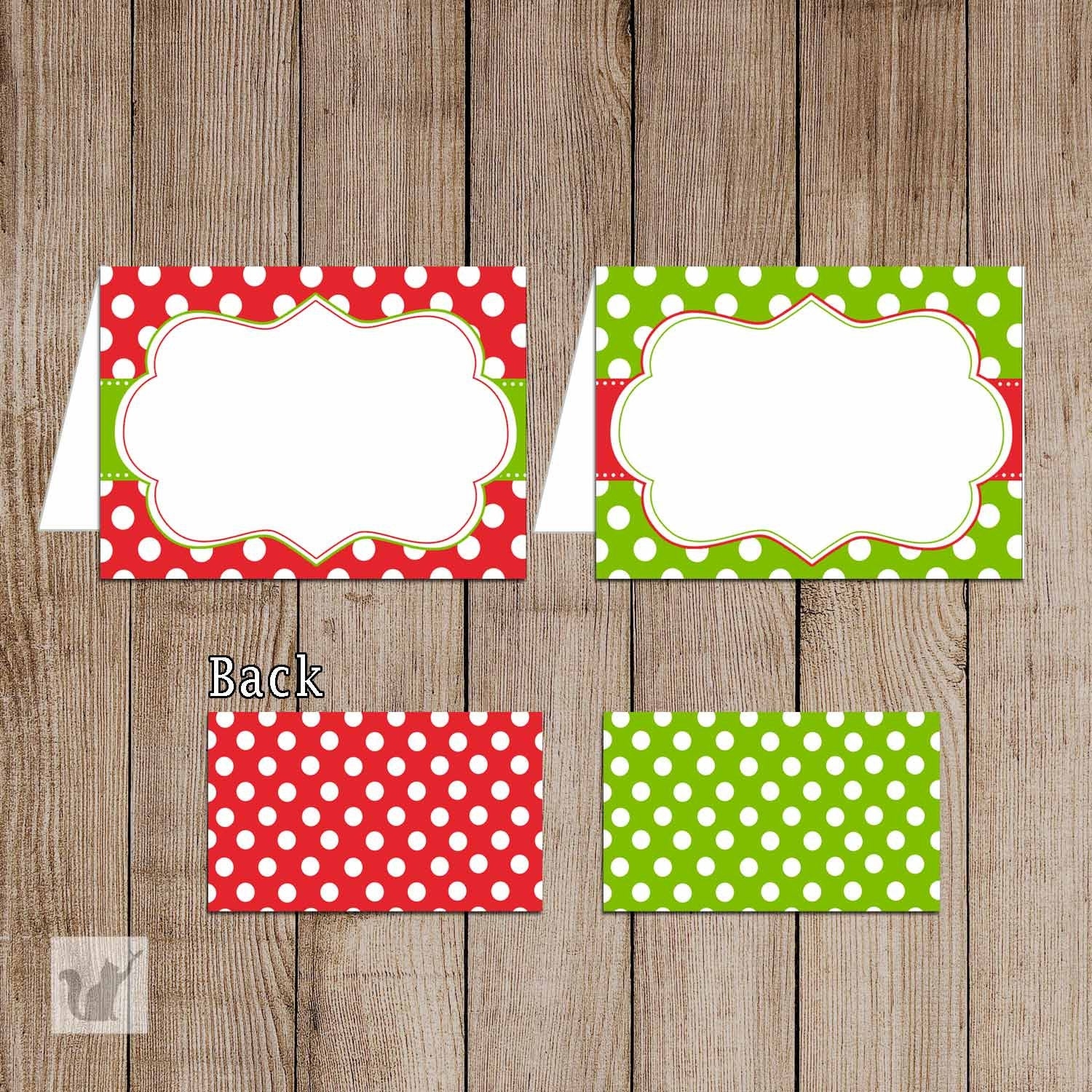 Printable Blank Gift Tags Foldable