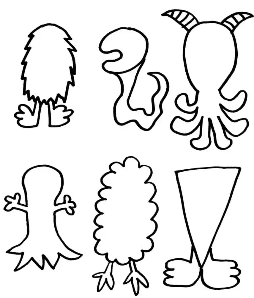 Printable Monster Printable Party Favors