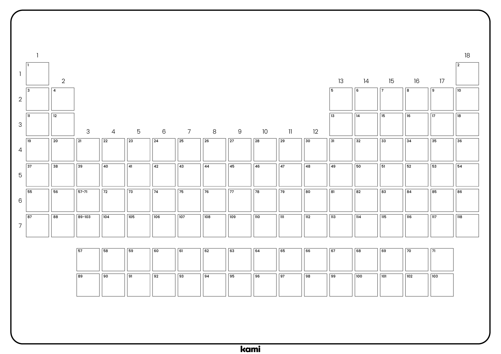 Printable Periodic Table Resources STEM Sheets Worksheets Library