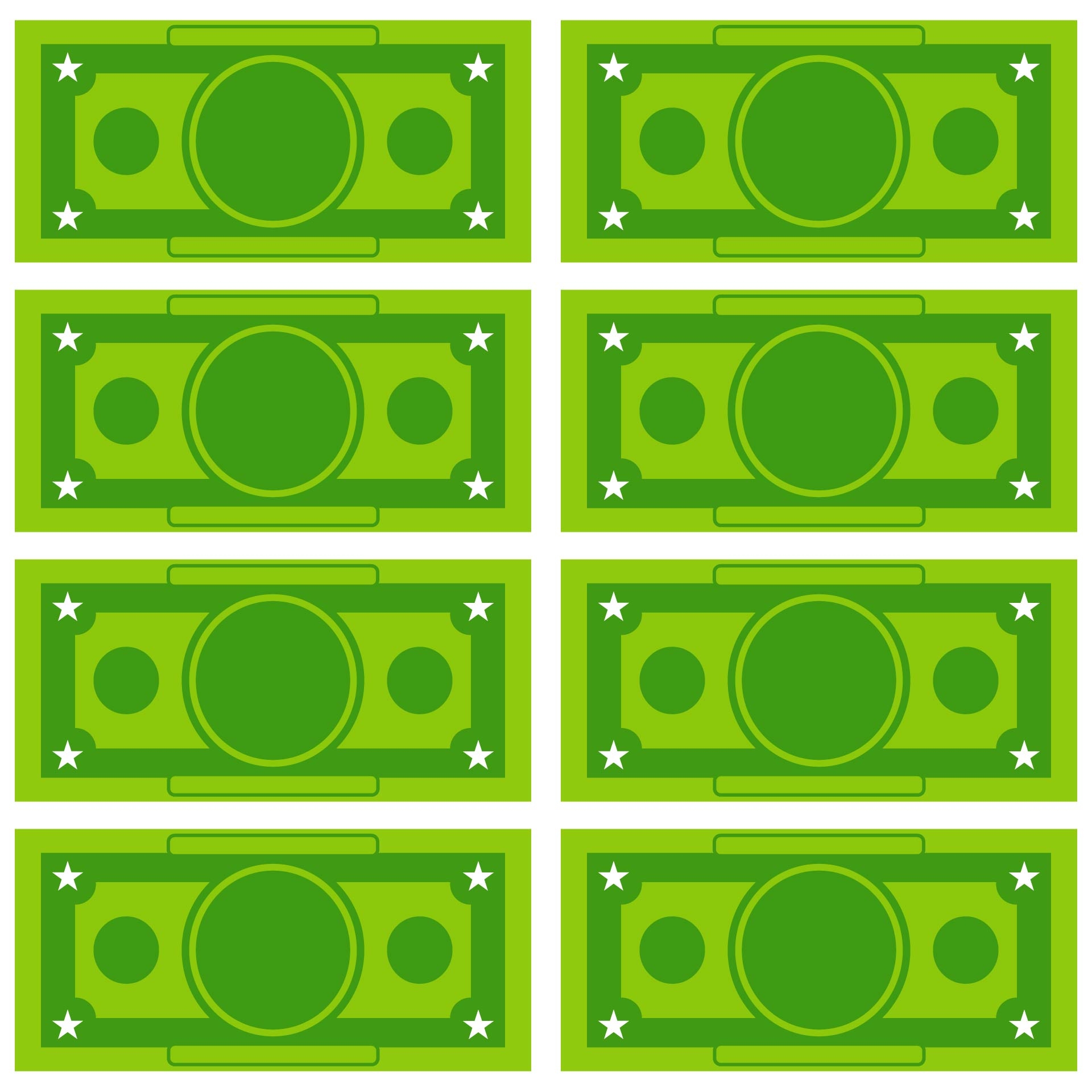 Printable Play Money Template Free