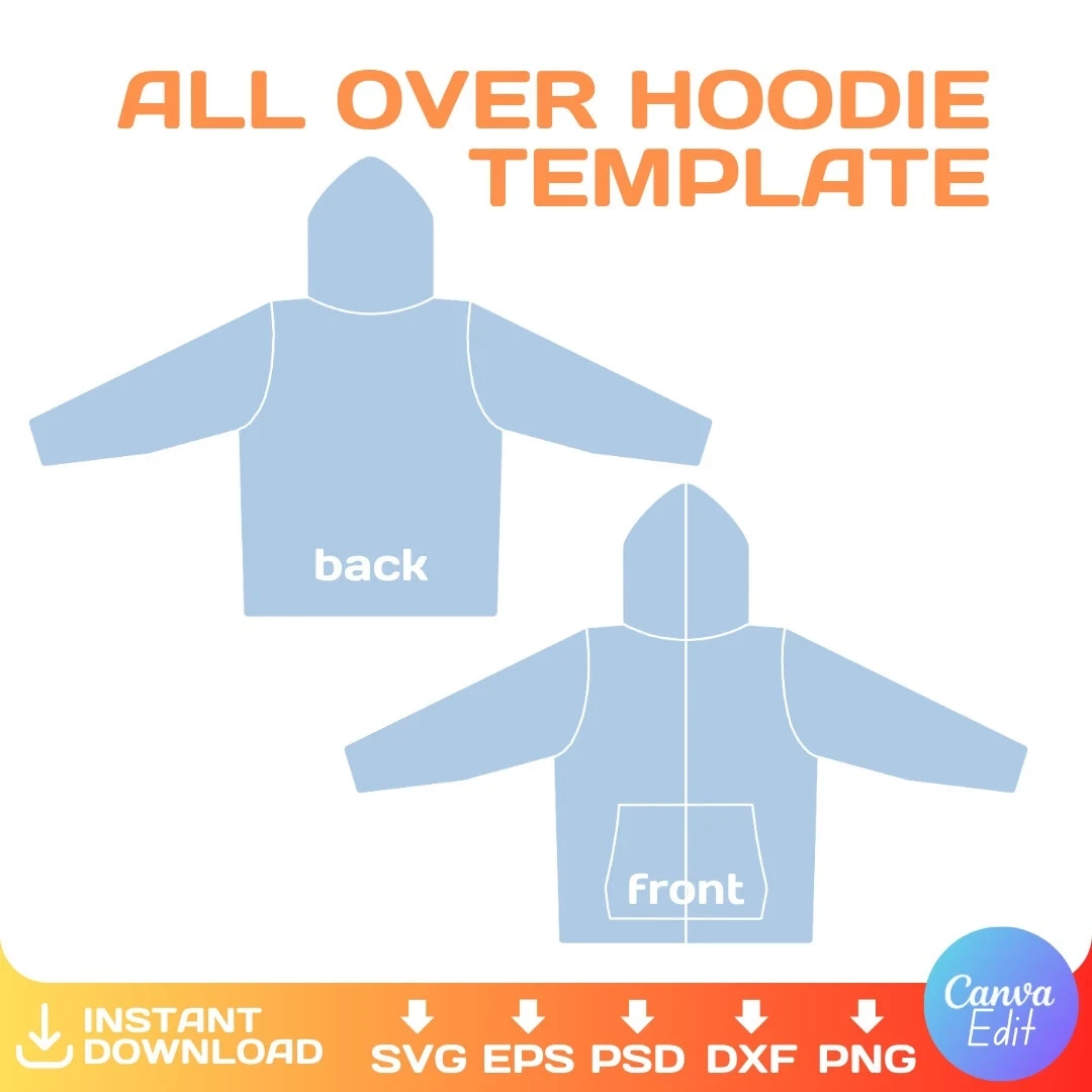 Printable Blank Sweatshorts Template Png