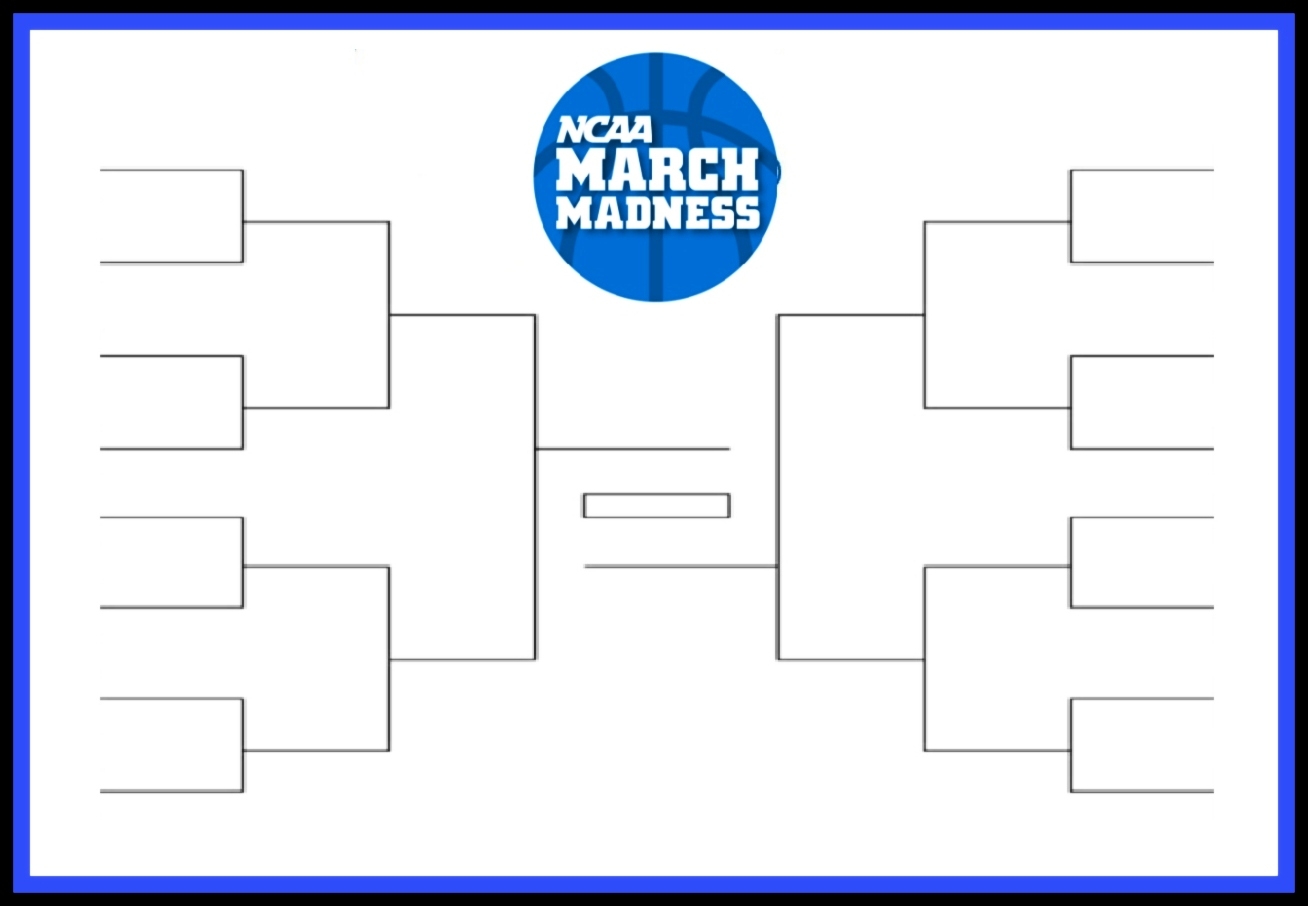 Printable Sweet 16 Bracket For The NCAA College Basketball 