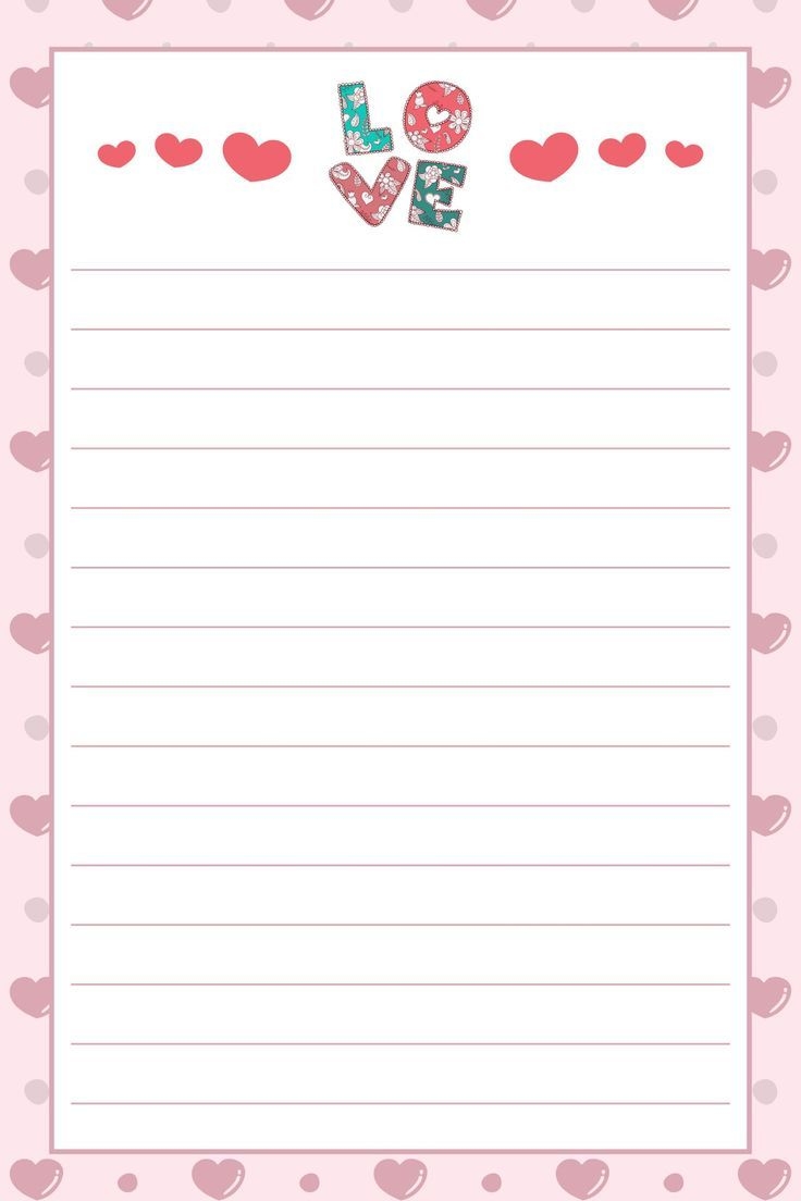 Blank Valentine Design Printable