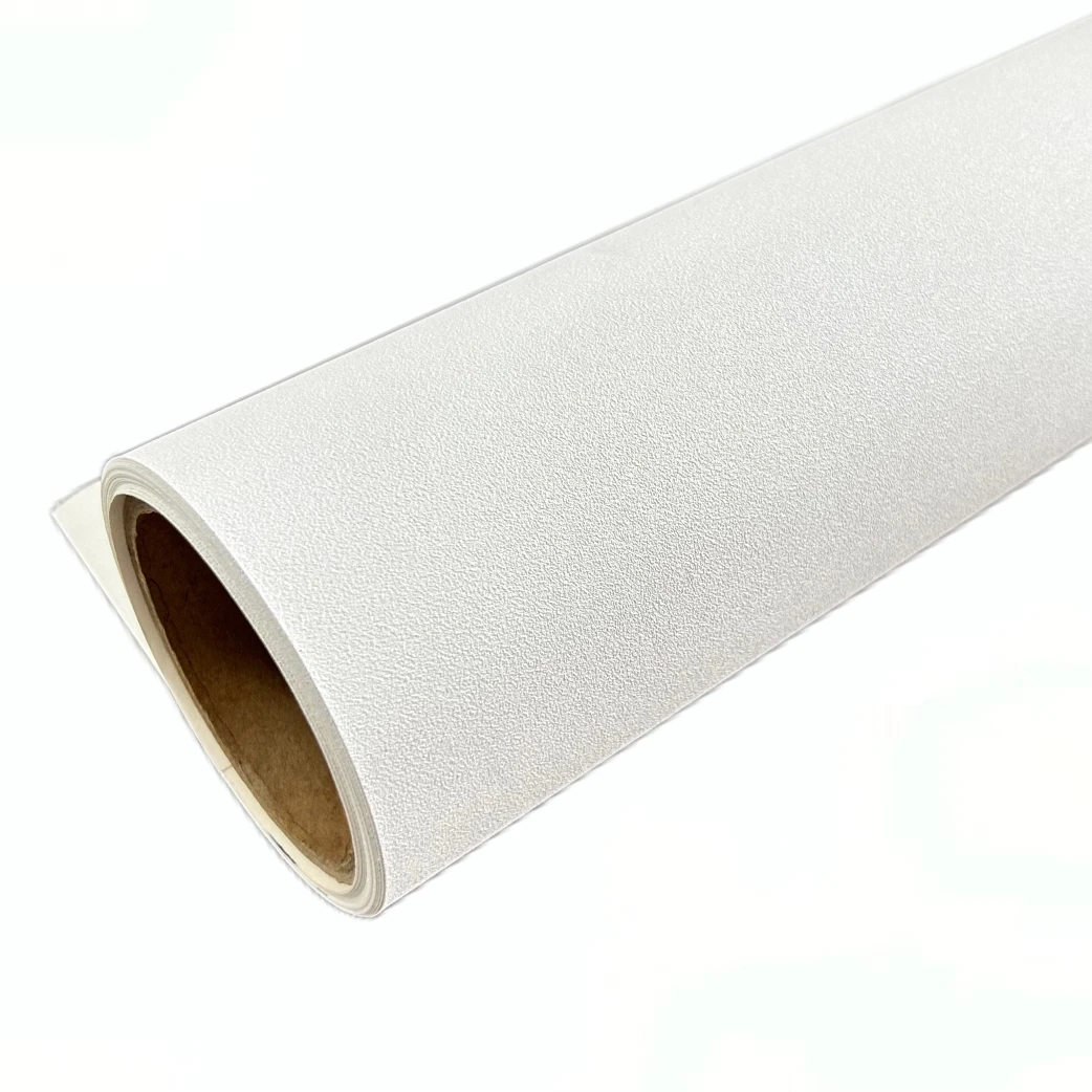 Printable Vinyl Wallpaper Manufacturer Blank Rolls Texture Wallpaper PVC Coating Paper Backing Printing Wallpaper Home Decor