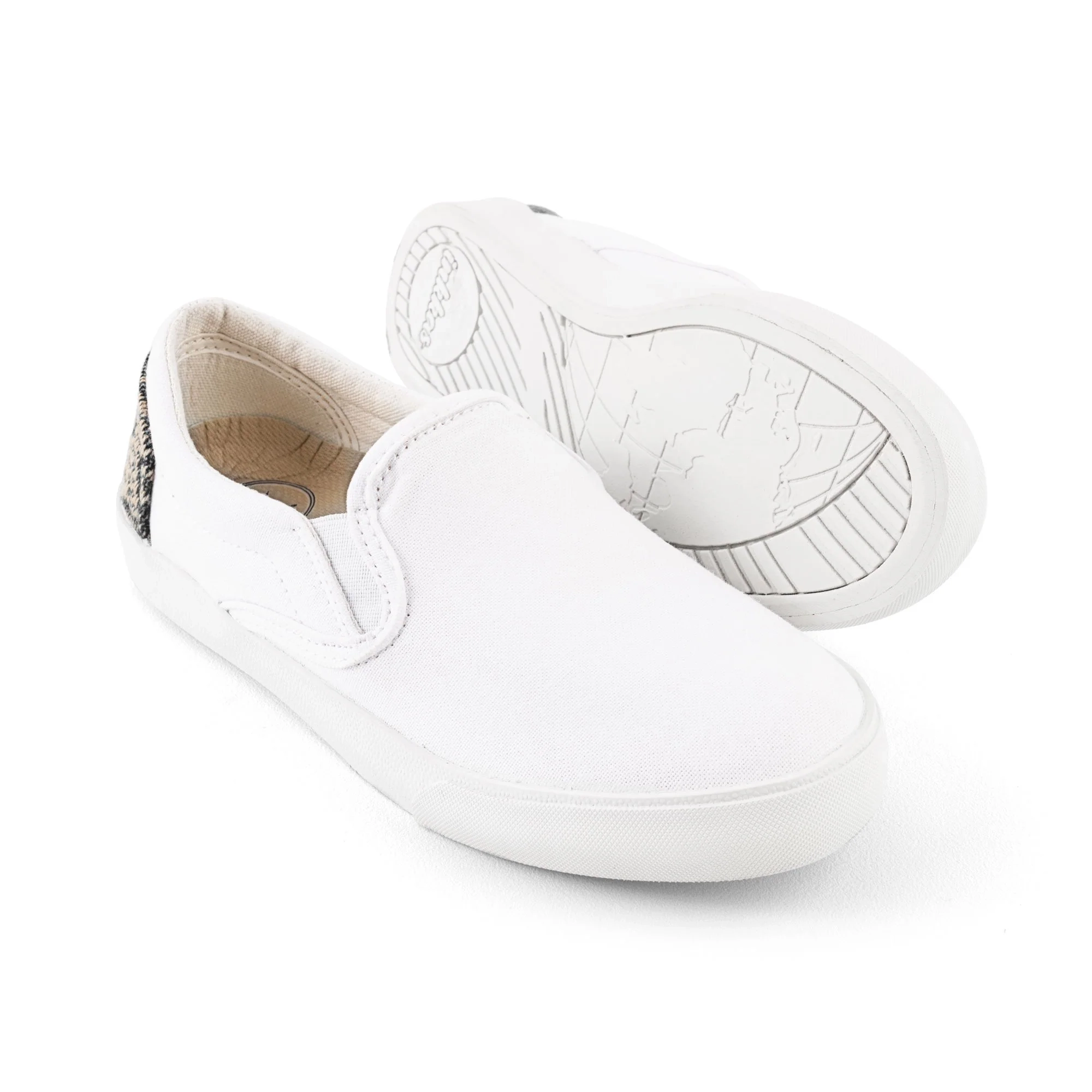 Printed Slip On Canvas Shoes