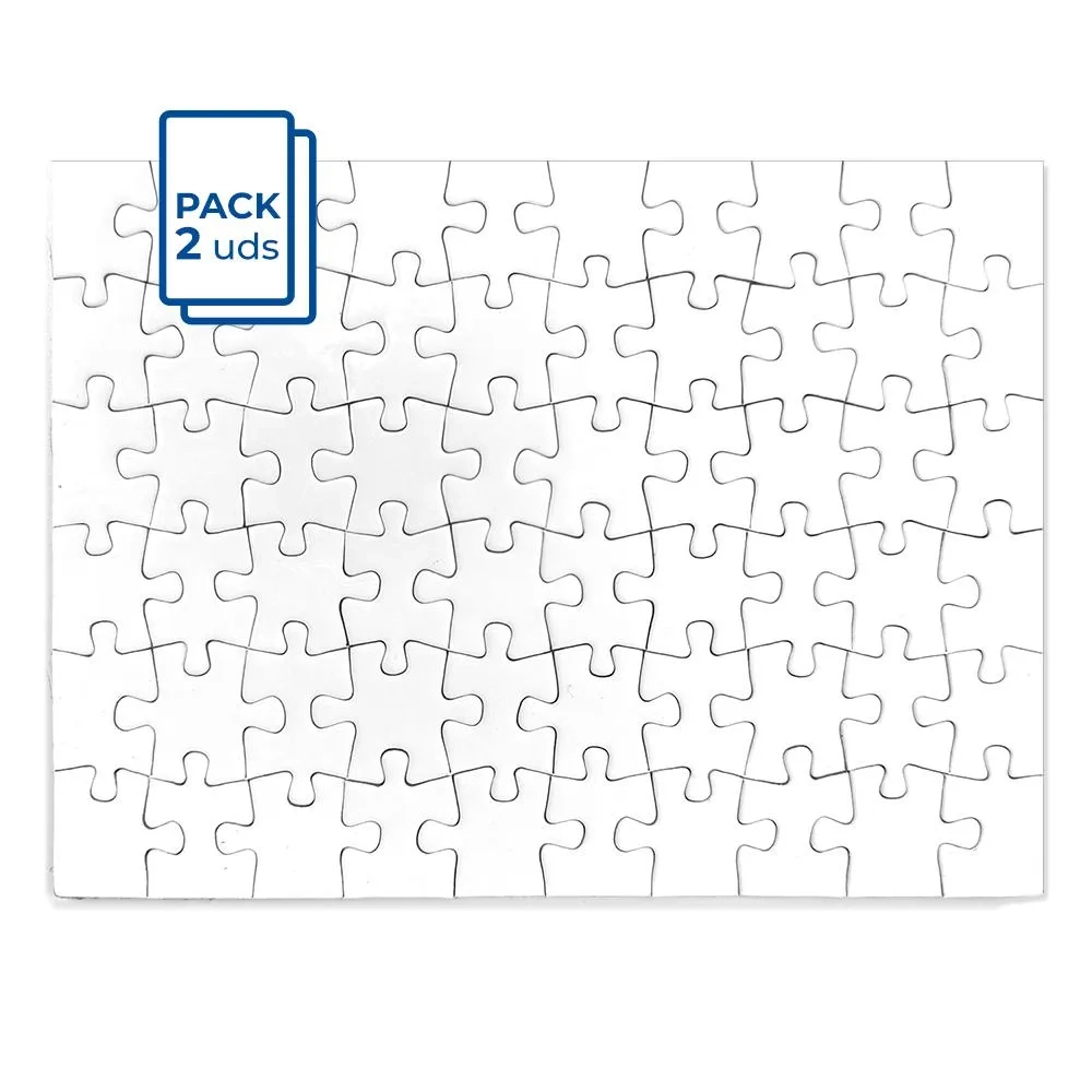 Puzzle 60 Pieces High Quality 15x20 Cm Pack Of 2 Units