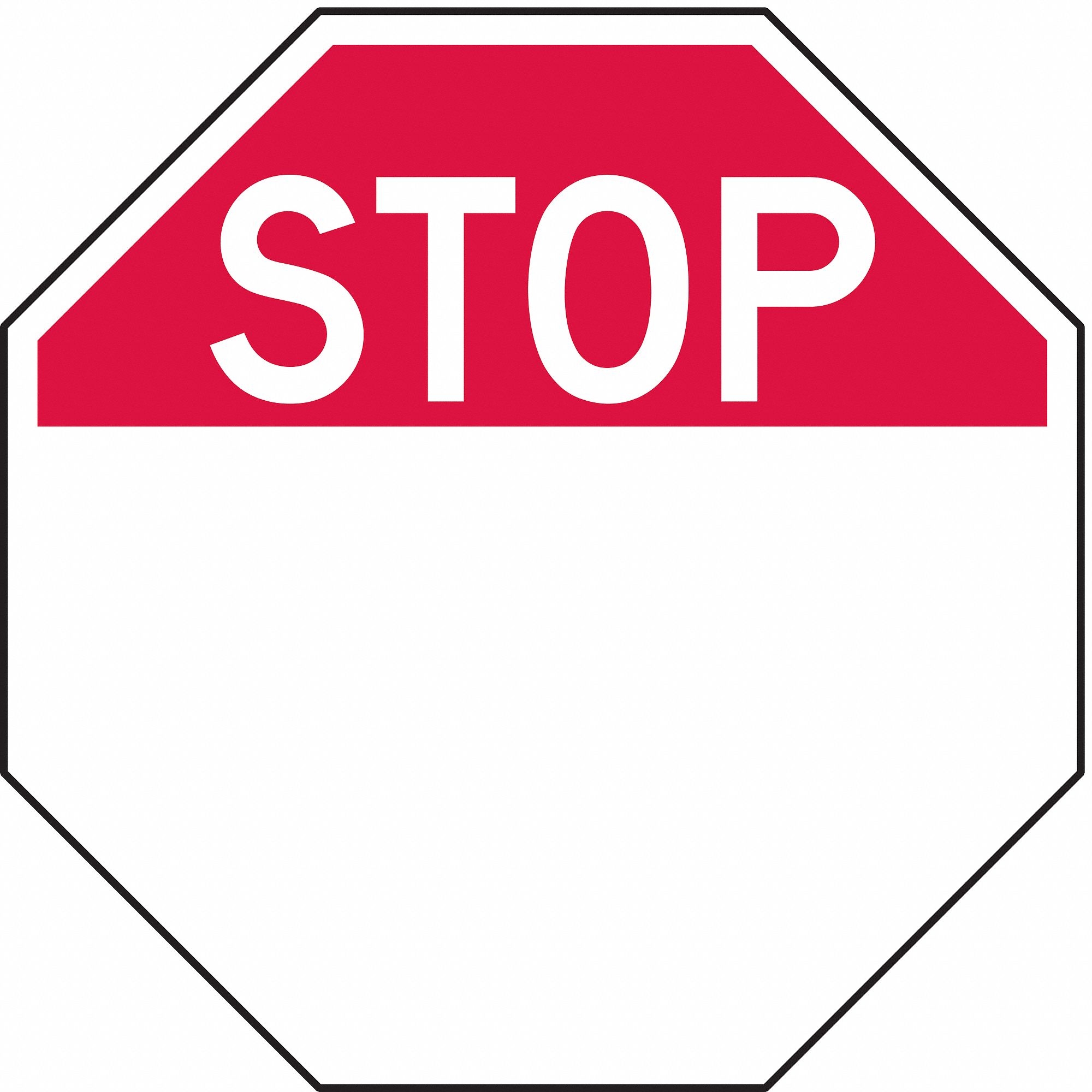 Red Blank Stop Sign 1 668 Blank Stop Sign High Res Vector Graphics 