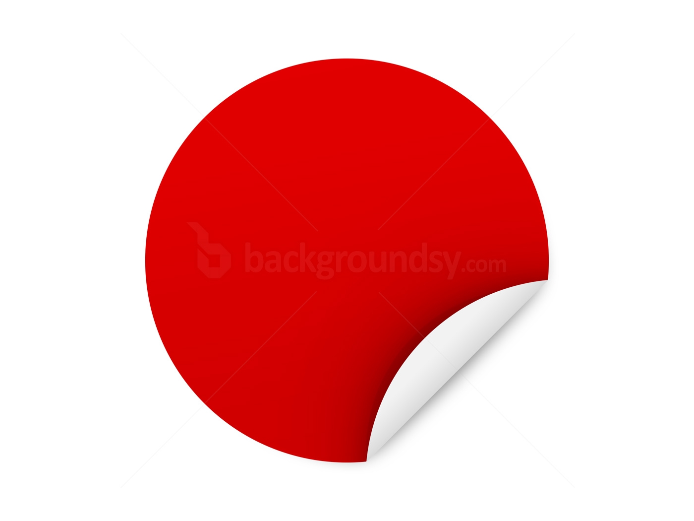 Red Sticker Template PSD Backgroundsy