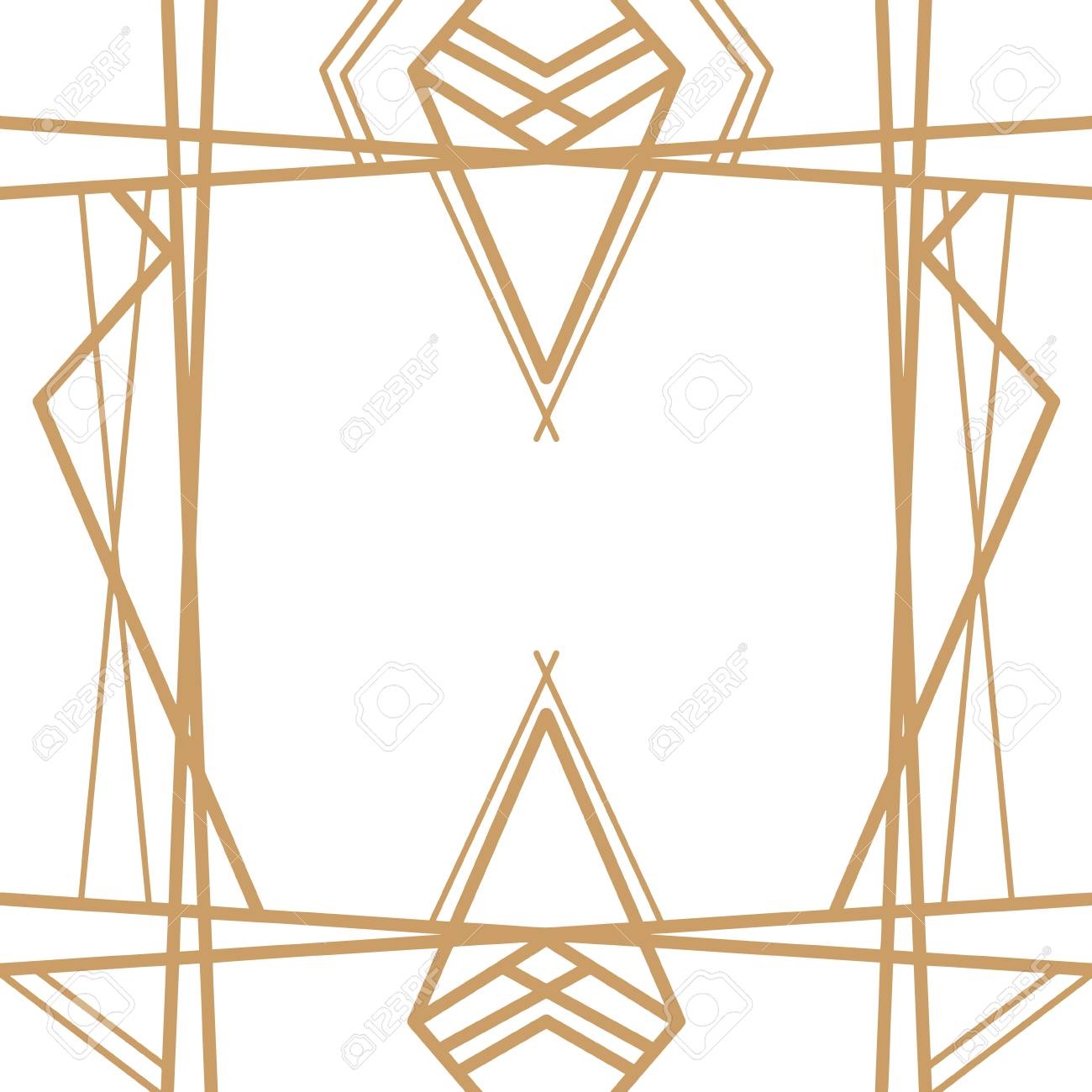 Retro Detailed Pattern Vintage Party Great Gatsby Style Banner 