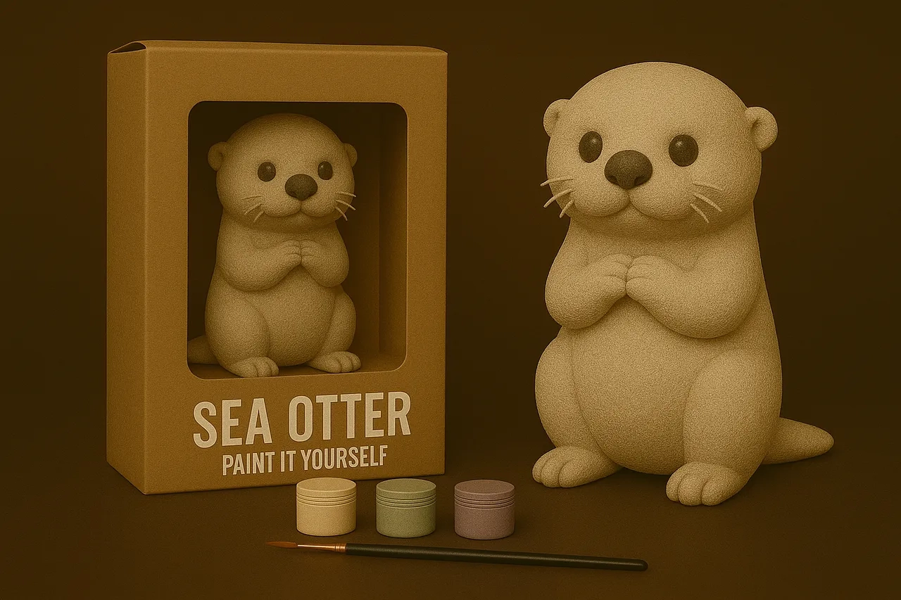 Sea Otter Paint It Yourself By YOKOZO Download Free STL Model 