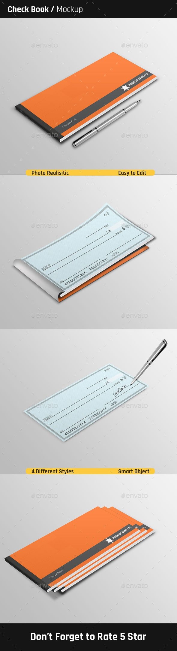 Seco Check Book Mock Ups