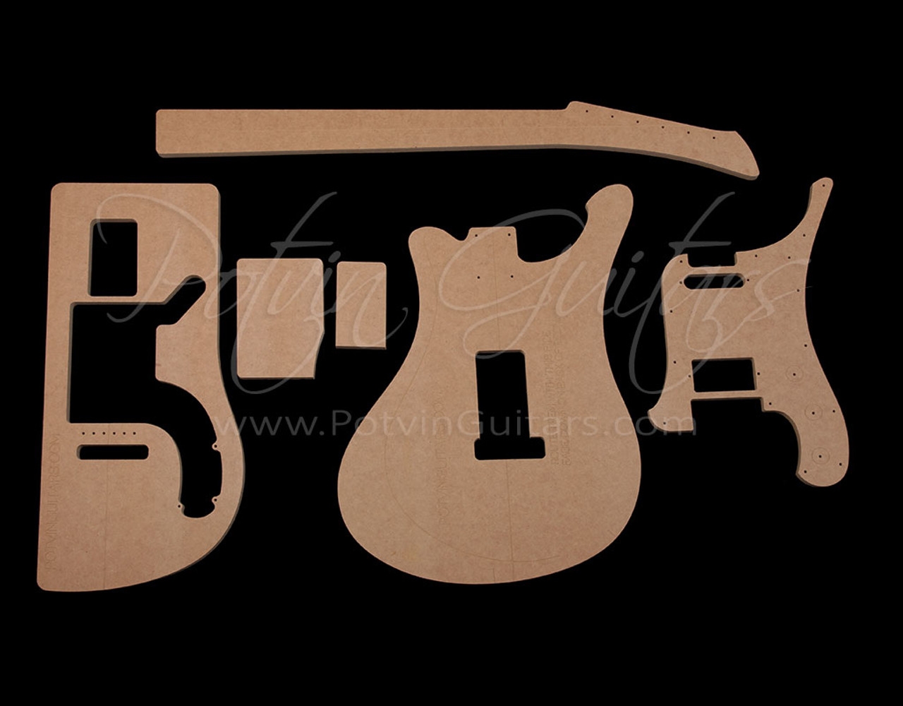 SGV Template Set Potvin Guitars