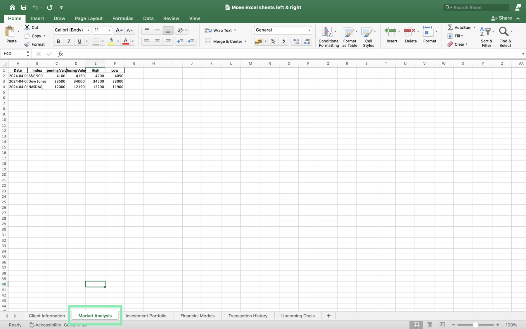 Blank Microsoft Excel Spreadsheet Printable