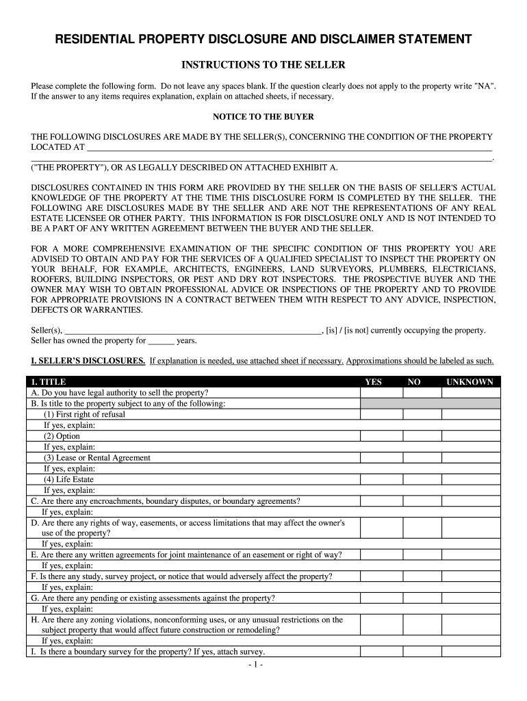 Signed Disclosure Form Pre built Template AirSlate SignNow