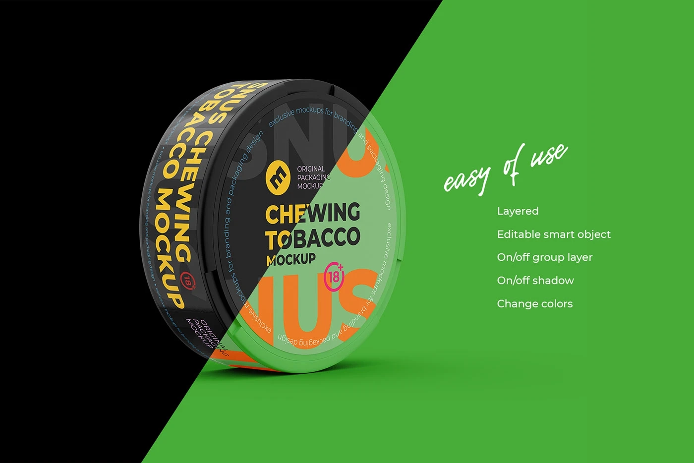 Blank Chew Can Printable