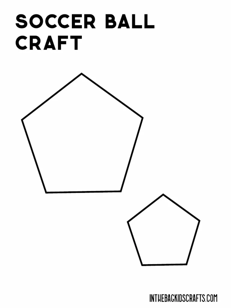 Soccer Ball Printable Template PDF