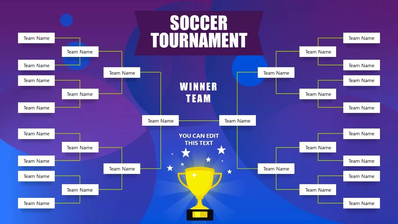 Printable Blank Soccer Bracket