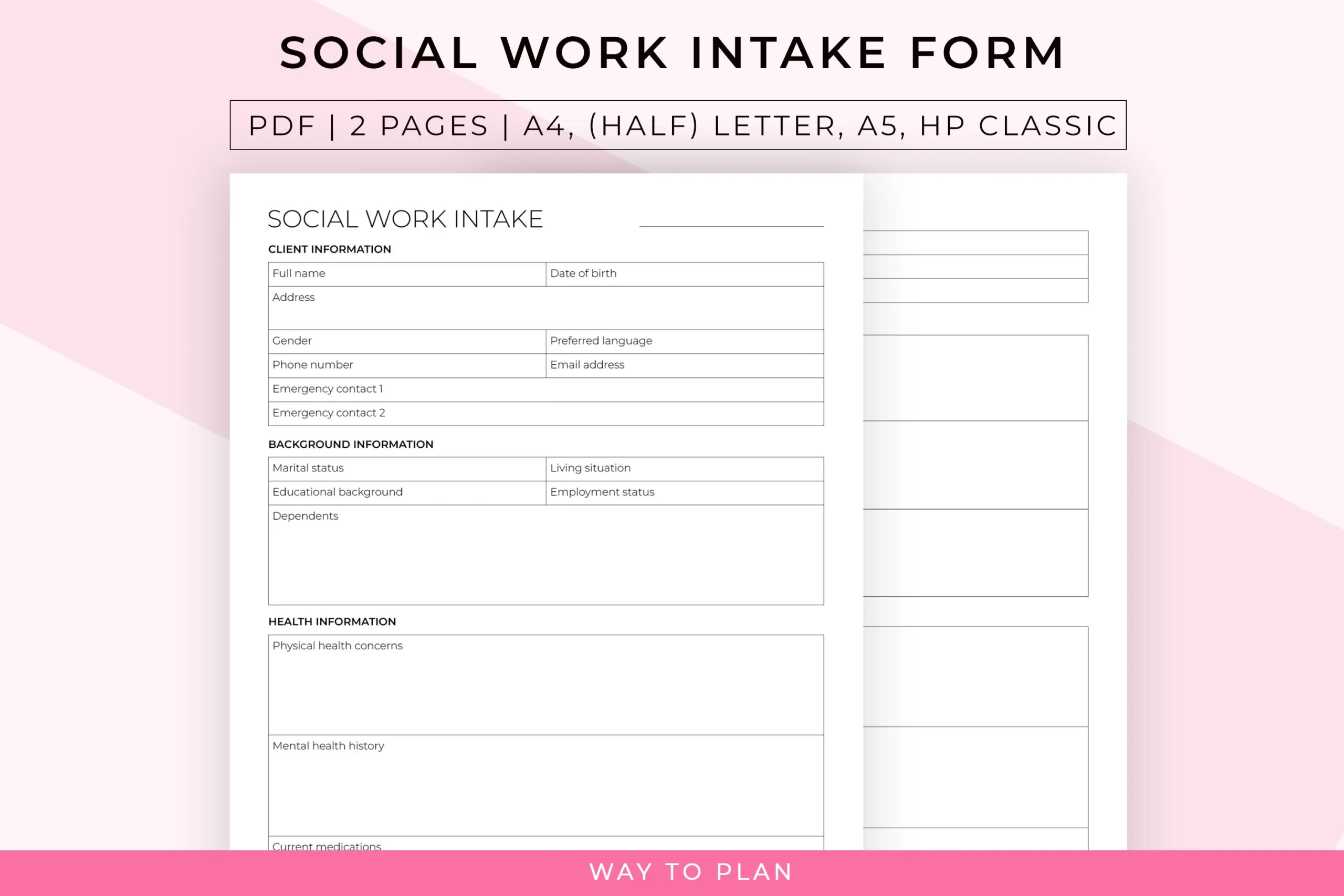 Social Work Calendar Etsy