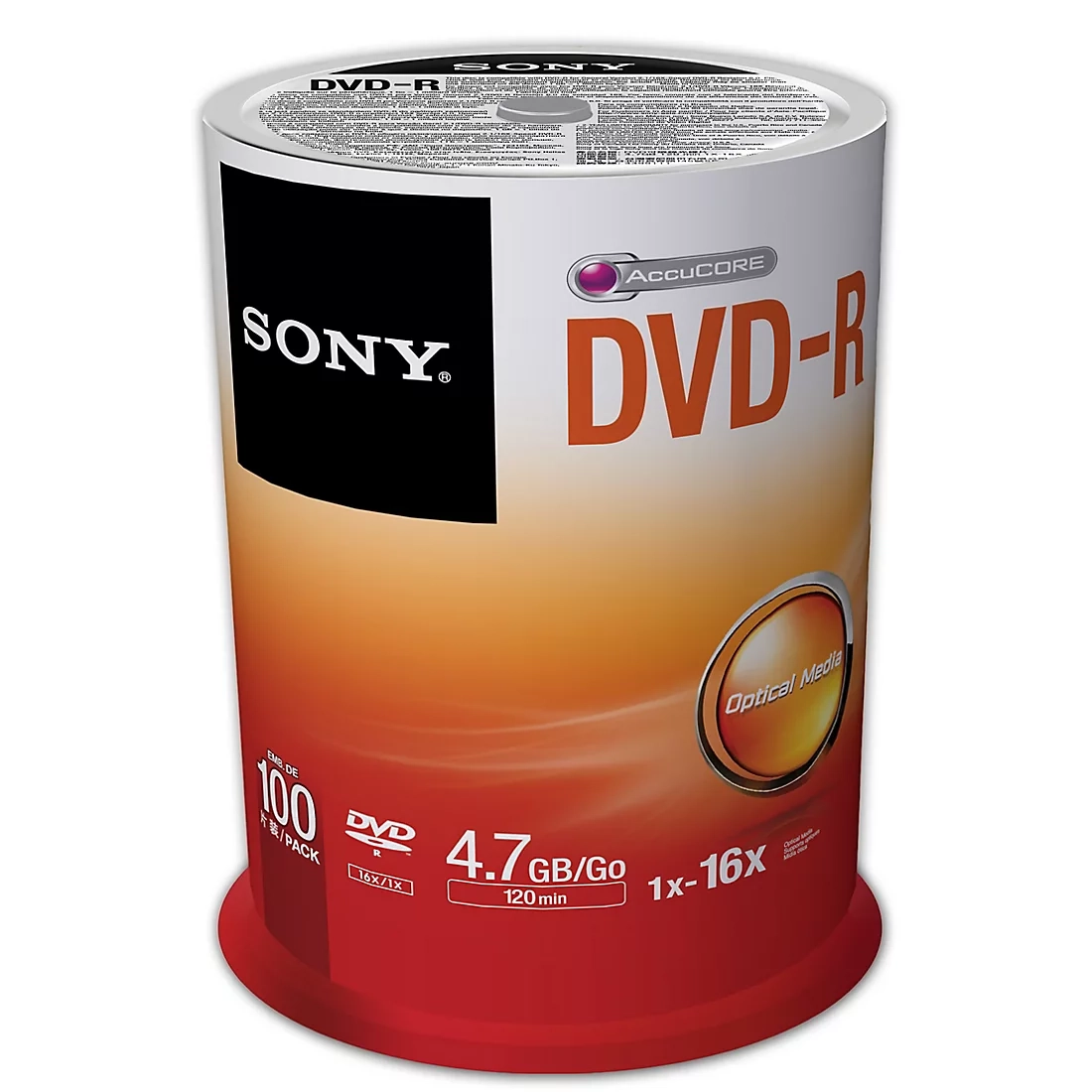 Sony DVD R Blank Discs 100 Pk BJ s Wholesale Club