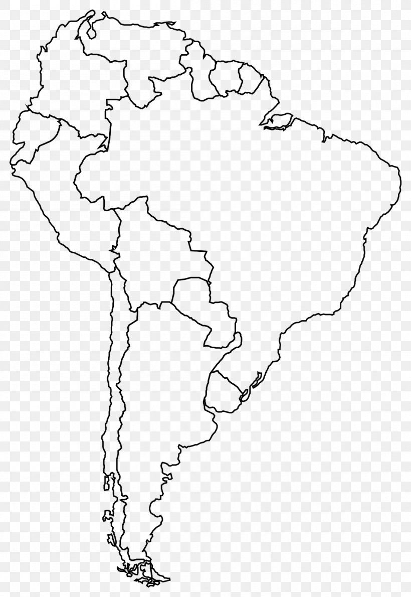 Blank Printable South America Map