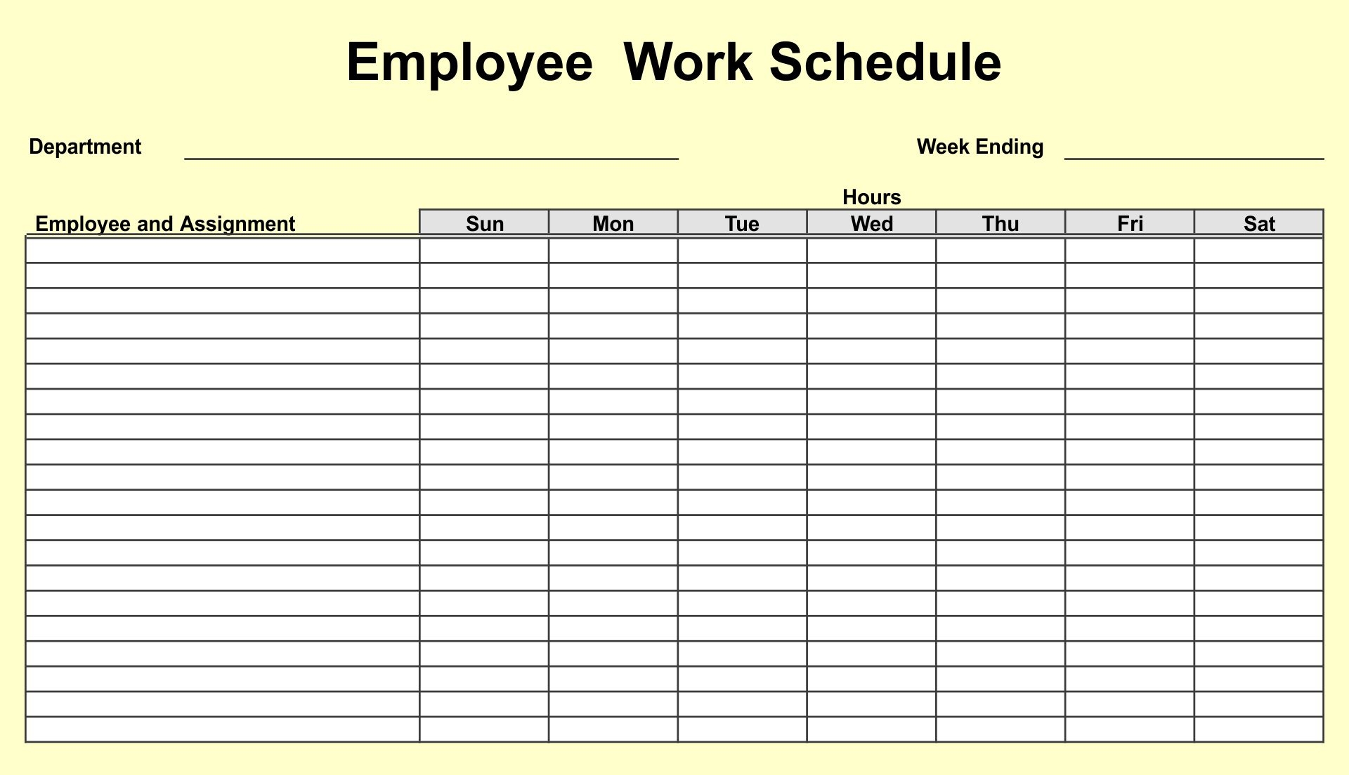 Blank Excell Spreadsheet Pdf Printable