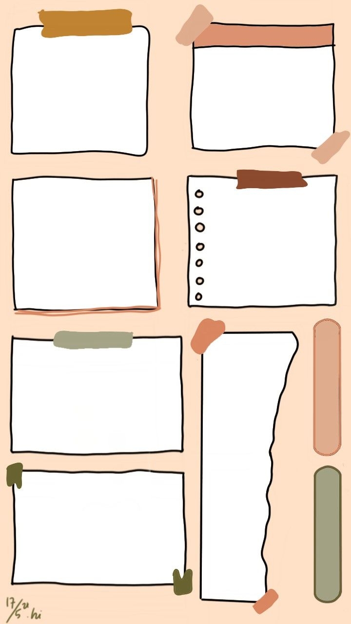 Blank Sticky Notes Design Printable