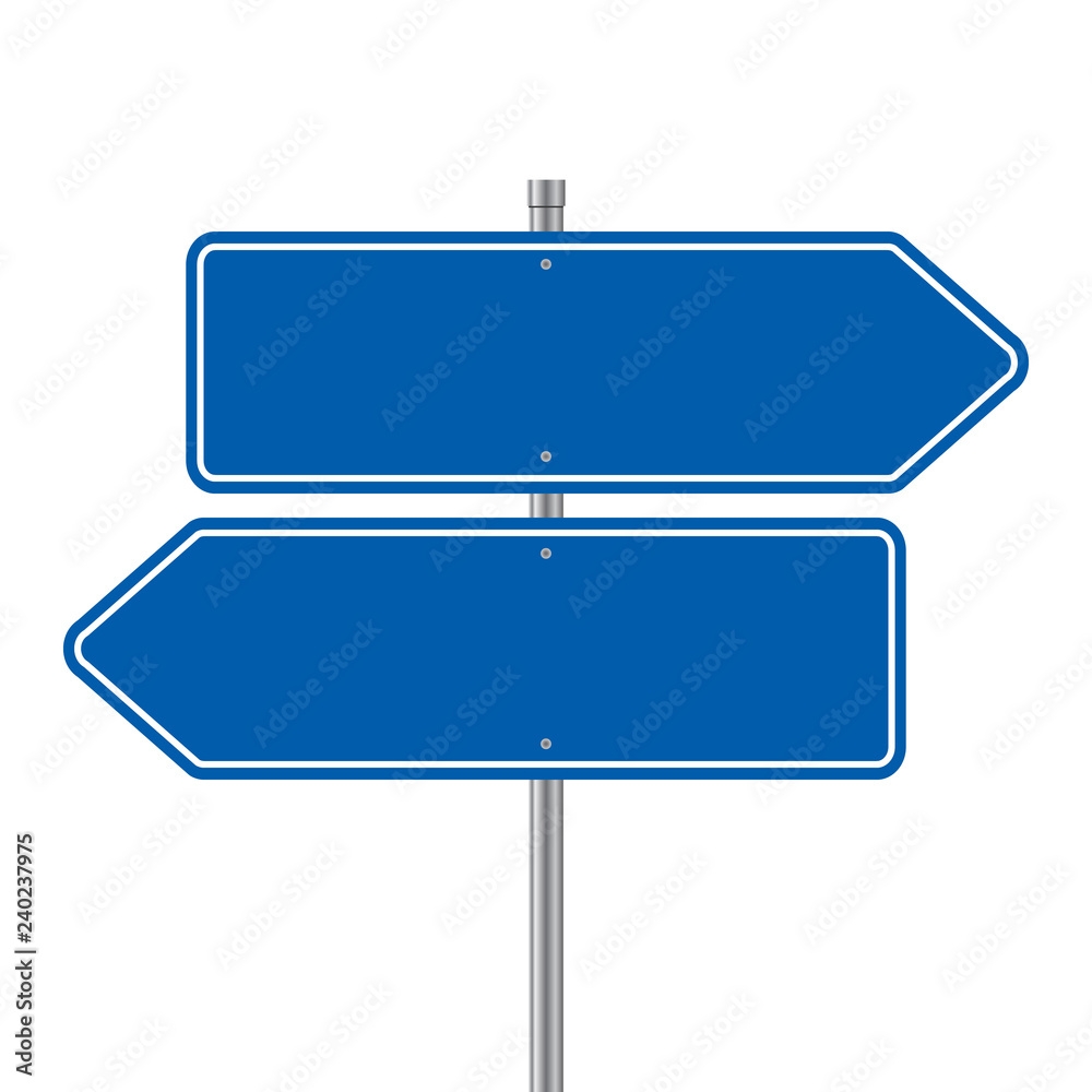 Stock Vektorgrafik Road Signs Blank Icon Vector Plate Road Signs 