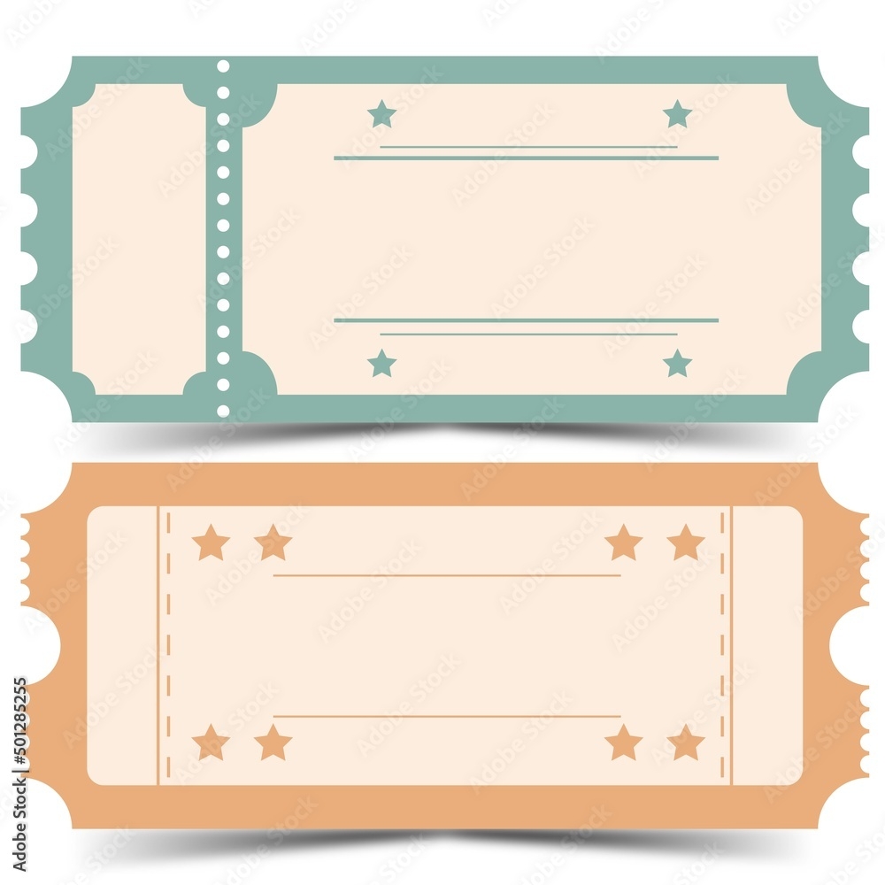 Blank Printable Ticket